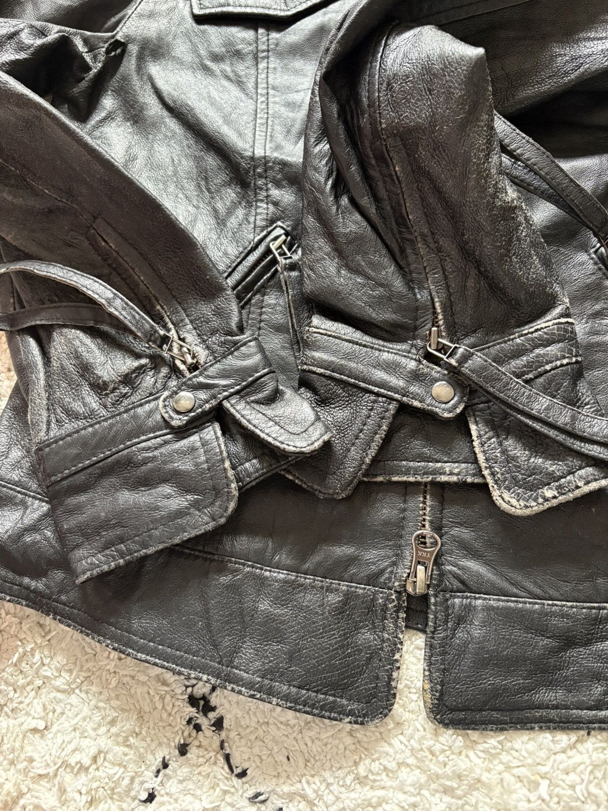 Tornado Mart Tornado mart leather zipper jacket Size US S / EU 44-46 / 1 - 13 Thumbnail