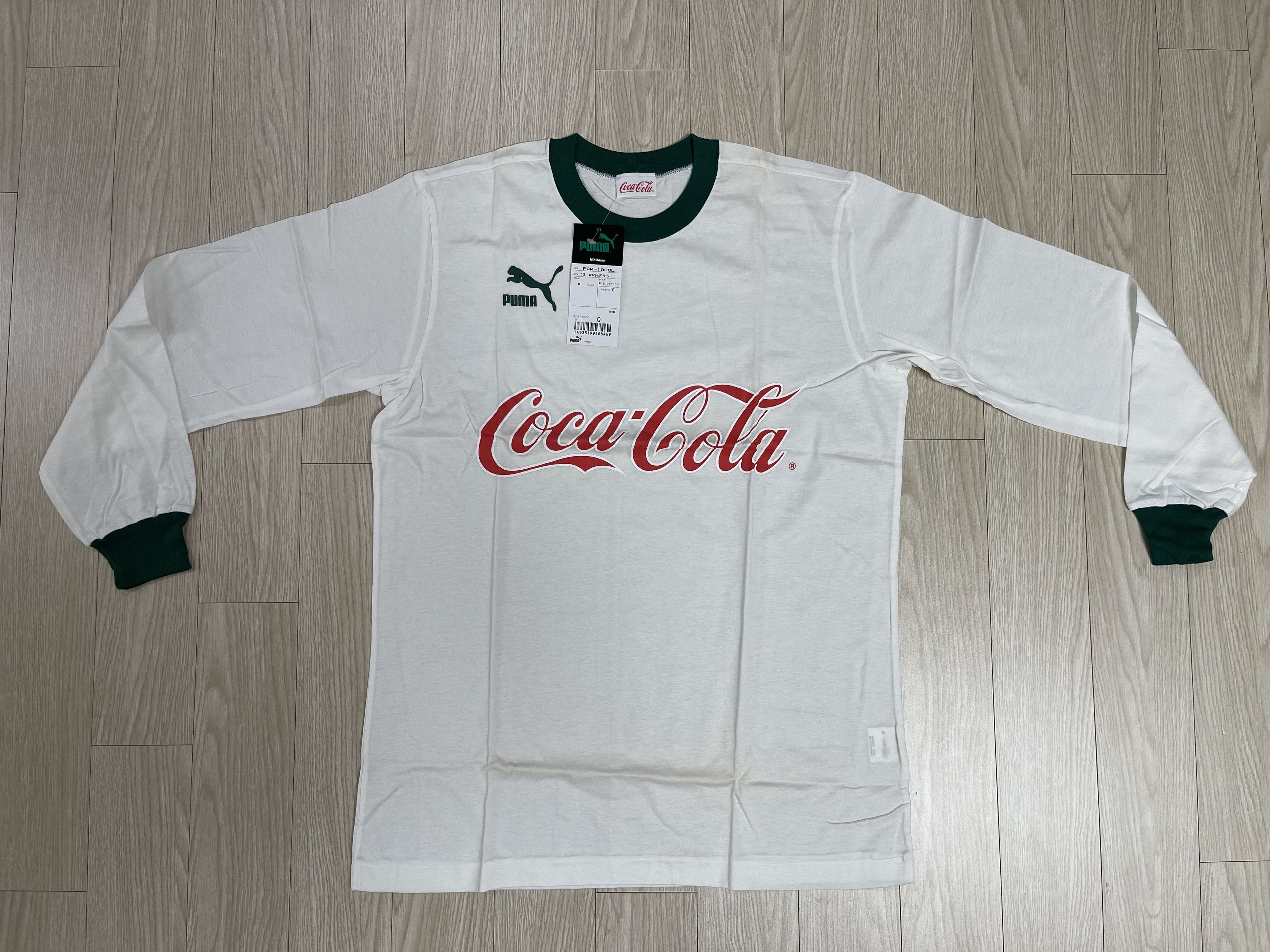 Coca Cola Puma x Coca-cola 90s Old JAPAN Vintage L/S Tee XL Size US XL / EU 56 / 4 - 1 Thumbnail