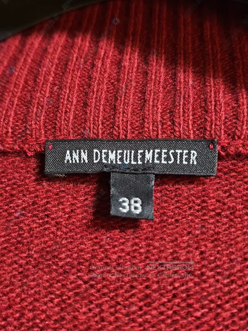 Ann Demeulemeester Ann Demeulemeester Wool and Cashmere Blended Knit Open Car Size XS / US 0-2 / IT 36-38 - 4 Thumbnail