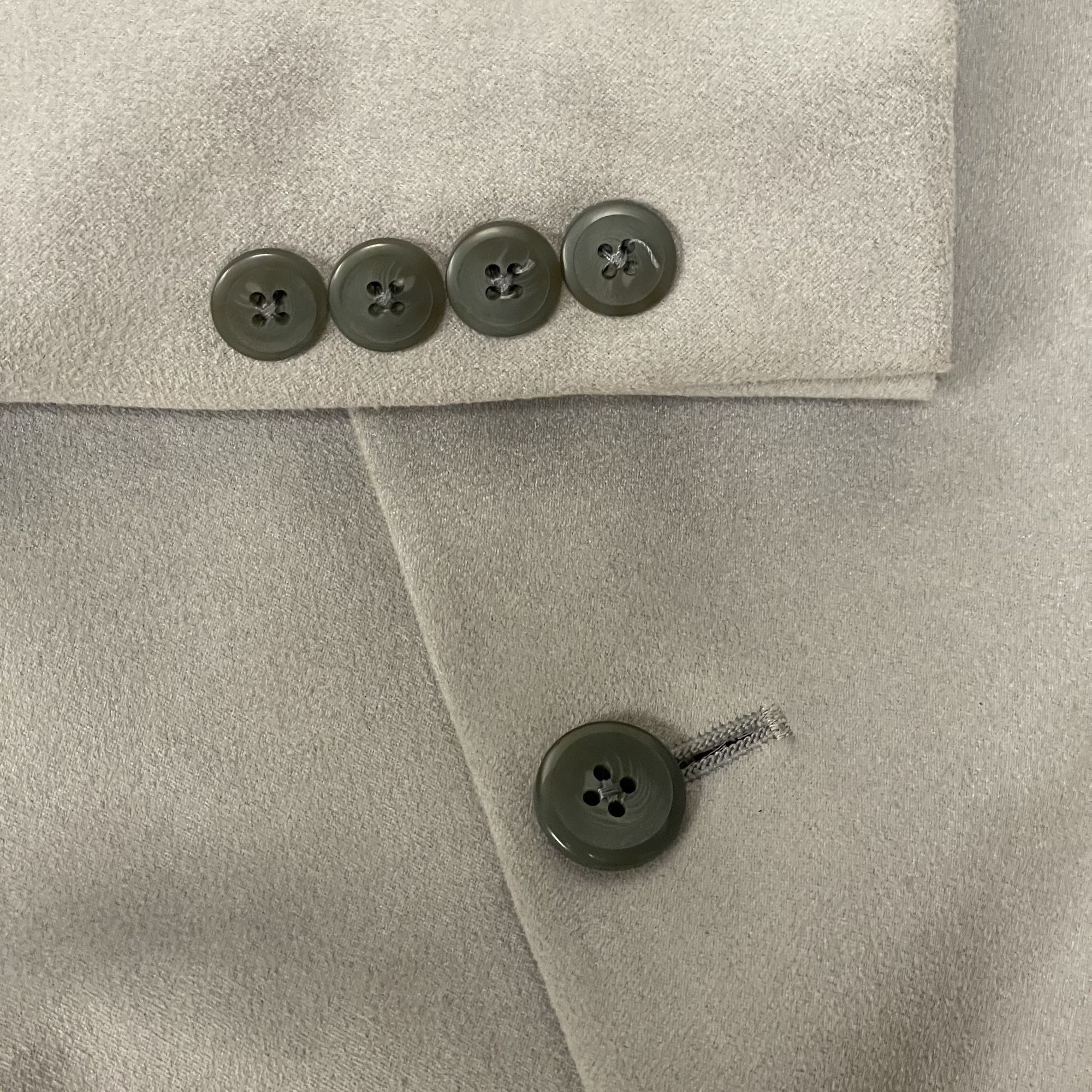 Stafford Stafford SILVER Gray Sport Coat MICROFIBER 3 btn Jacket Size 42L - 7 Thumbnail