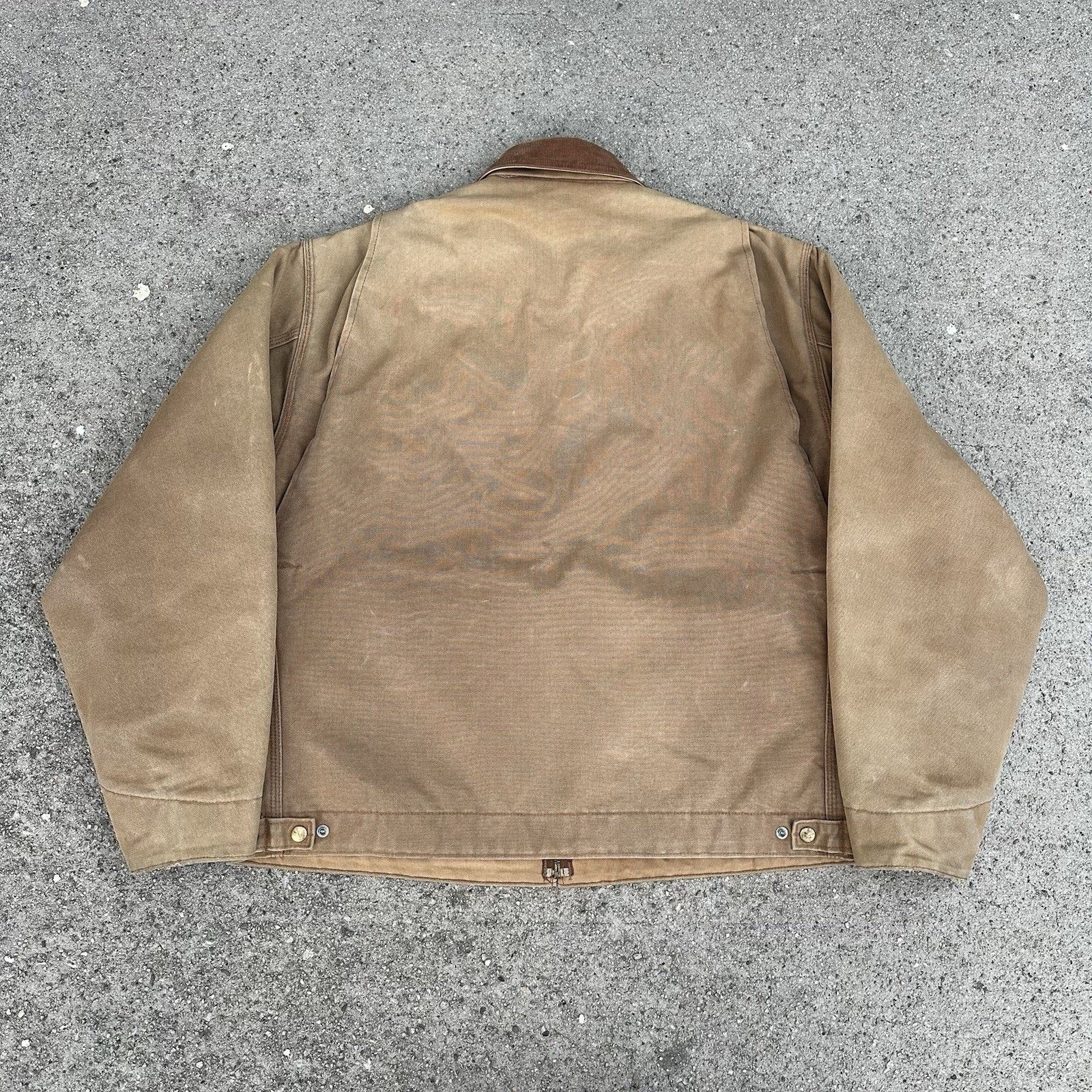 Carhartt × Carhartt Wip × Vintage Vintage Carhartt Blanket Lined Tan Detroit Jacket Size US XXL / EU 58 / 5 - 4 Thumbnail