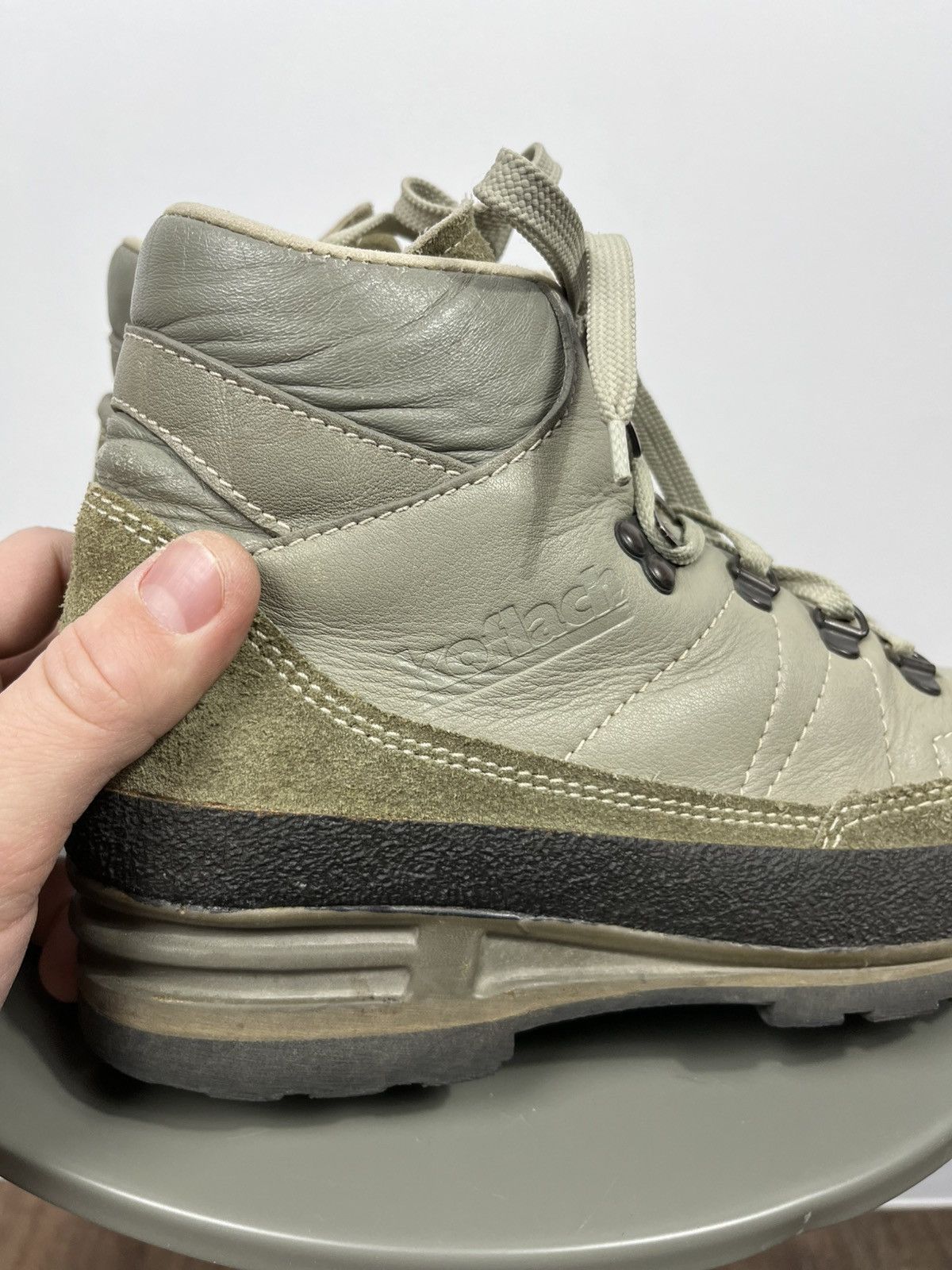 Leather Hiking Boots Womens EU 38 Vintage Outdoor Trail