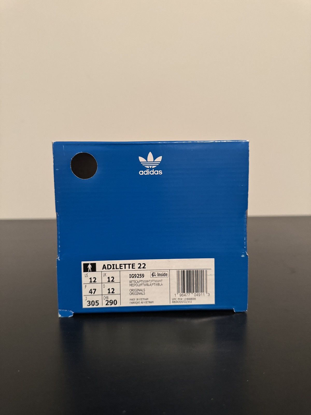 Adidas ADIDAS ADILETTE 22 SLIDES BETTER SCARLET CLOUD WHITE Size US 12 / EU 45 - 8 Thumbnail