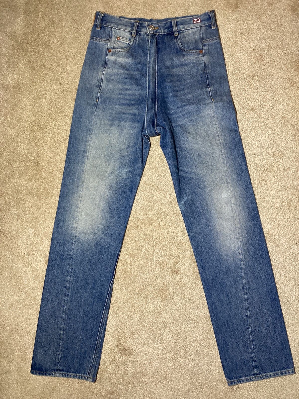 AW19 Martine Rose Crotch Zip Jeans Seditionaries 2019 Seam