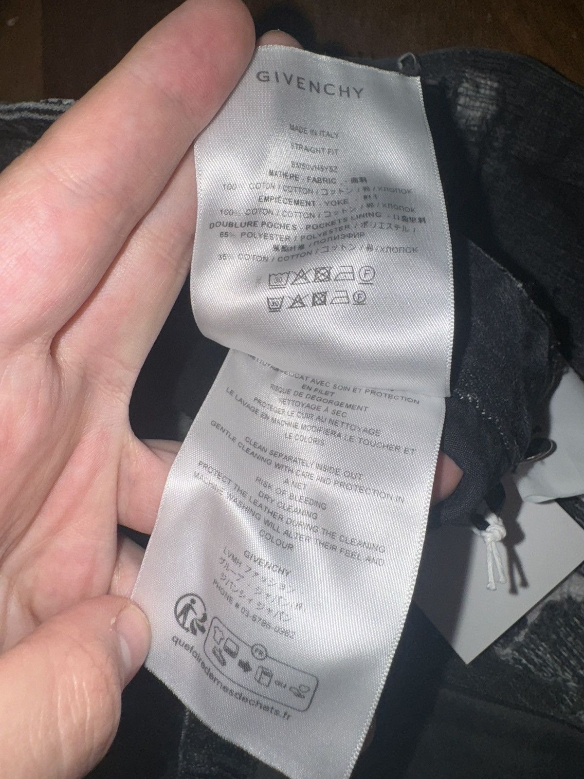 Givenchy Givenchy Matthew Williams Jeans In Destroyed Denim Moleskin Size US 32 / EU 48 - 5 Thumbnail