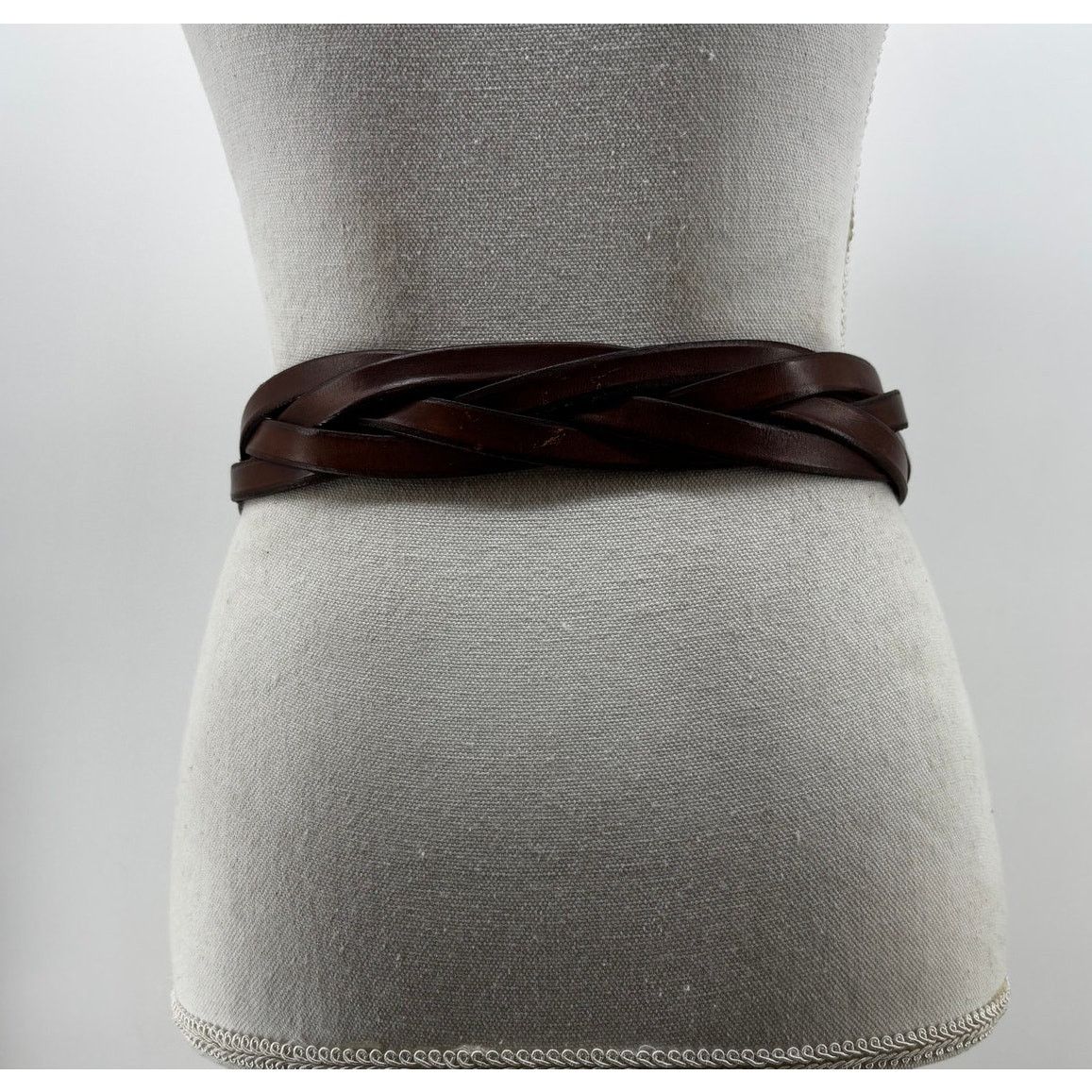 Banana Republic Y2K Banana Republic Women's Top Braided Brown Belt Size ONE SIZE - 9 Thumbnail