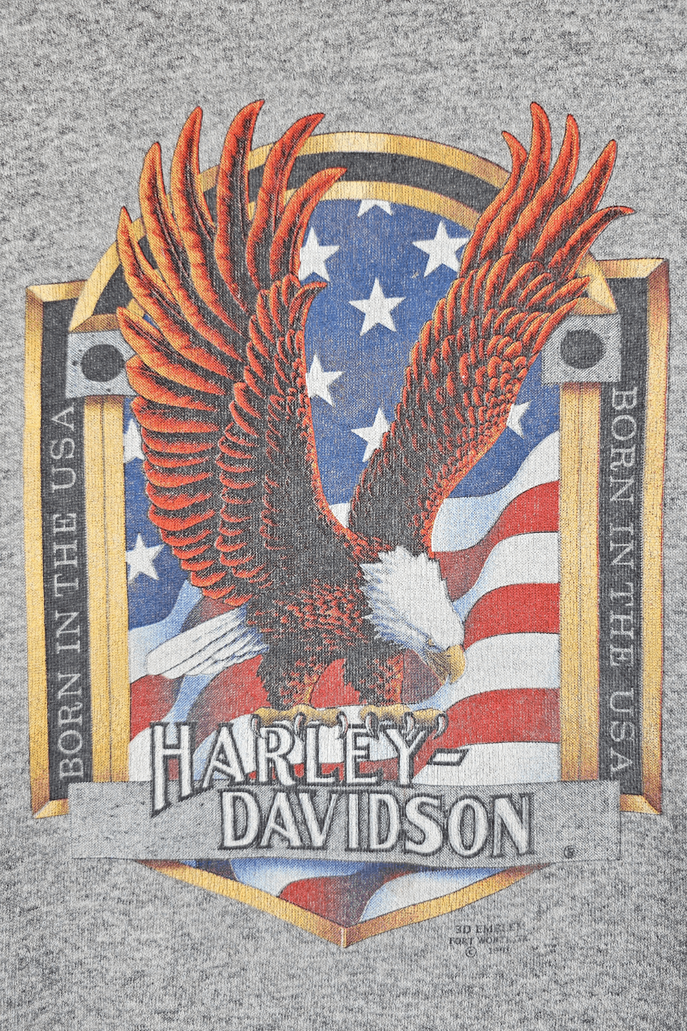 Harley Davidson 1990 Harley-Davidson x 3D Emblem “Born in the USA” Crewneck Size US XL / EU 56 / 4 - 3 Thumbnail
