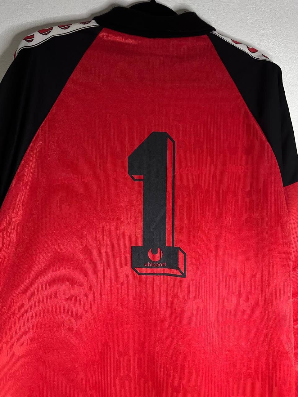 Other Uhlsport Goalkeeper Soccer Jersey Red Long Sleeve Vintage XL Size US XL / EU 56 / 4 - 8 Thumbnail