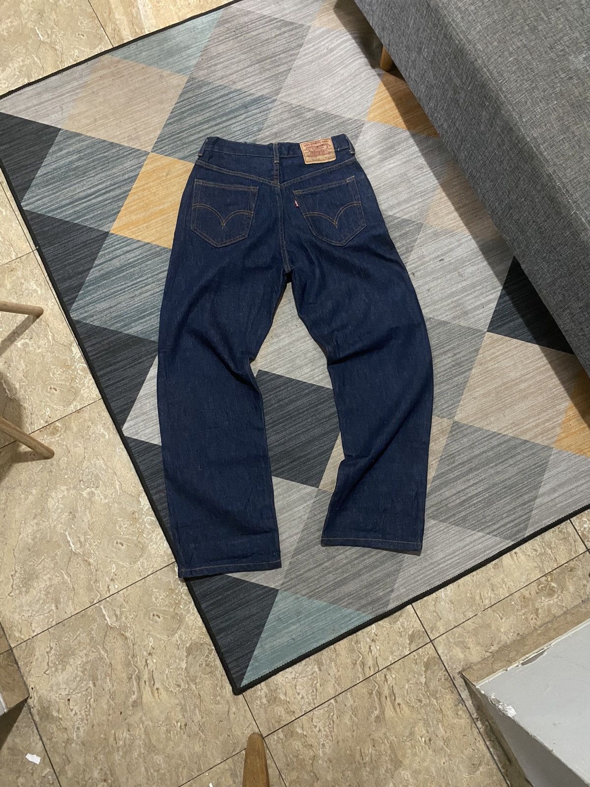Levi's Vintage Clothing LEVIS 701 SELVEDGE RAW DENIM Size US 31 - 2 Thumbnail