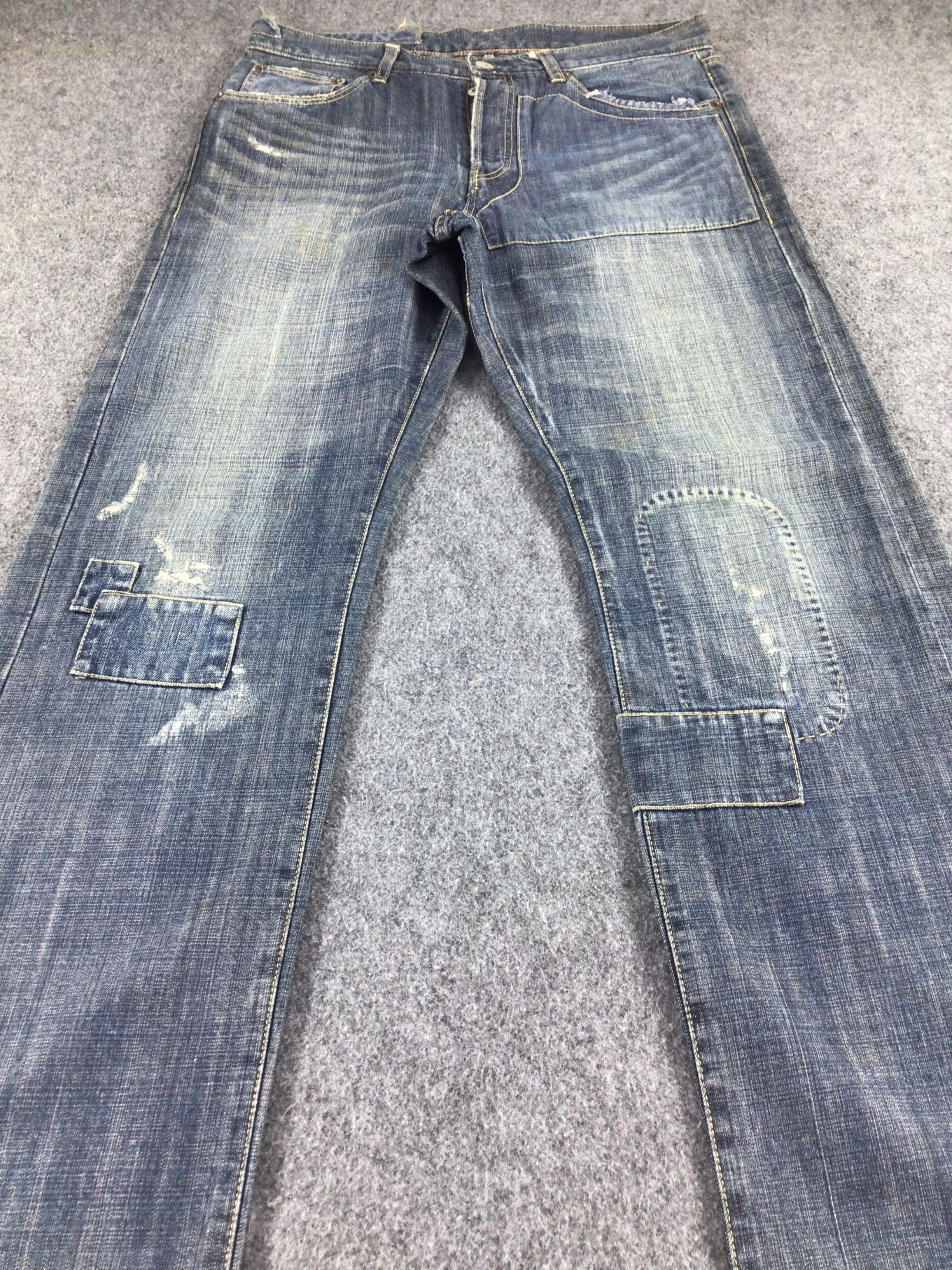 Journal Standard Journal Standard Patch Work Jeans Distressed Denim -J538 Size US 32 / EU 48 - 3 Thumbnail