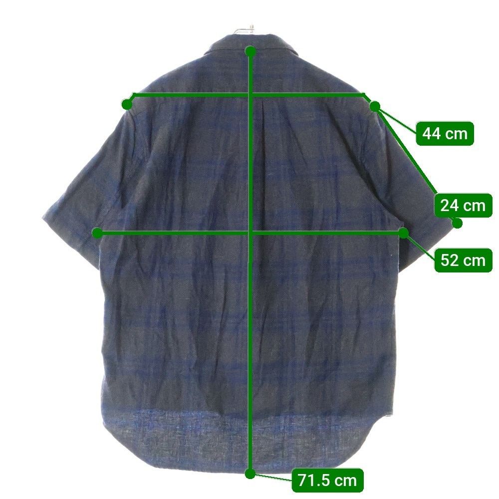 Chrome Hearts Chrome Hearts Heywood SS Checkered Shirt Gray/Navy Size US M / EU 48-50 / 2 - 9 Thumbnail