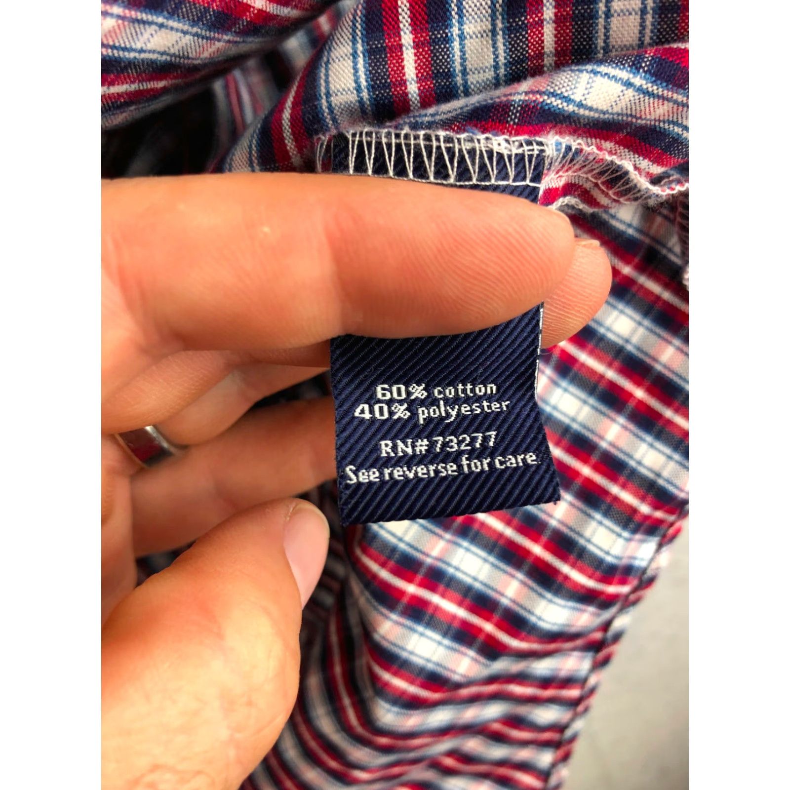Croft & Barrow Croft & Barrow Easy Care Classic Fit Mens 16 34/35 Long Sleeve Plaid Shirt Size US L / EU 52-54 / 3 - 6 Thumbnail