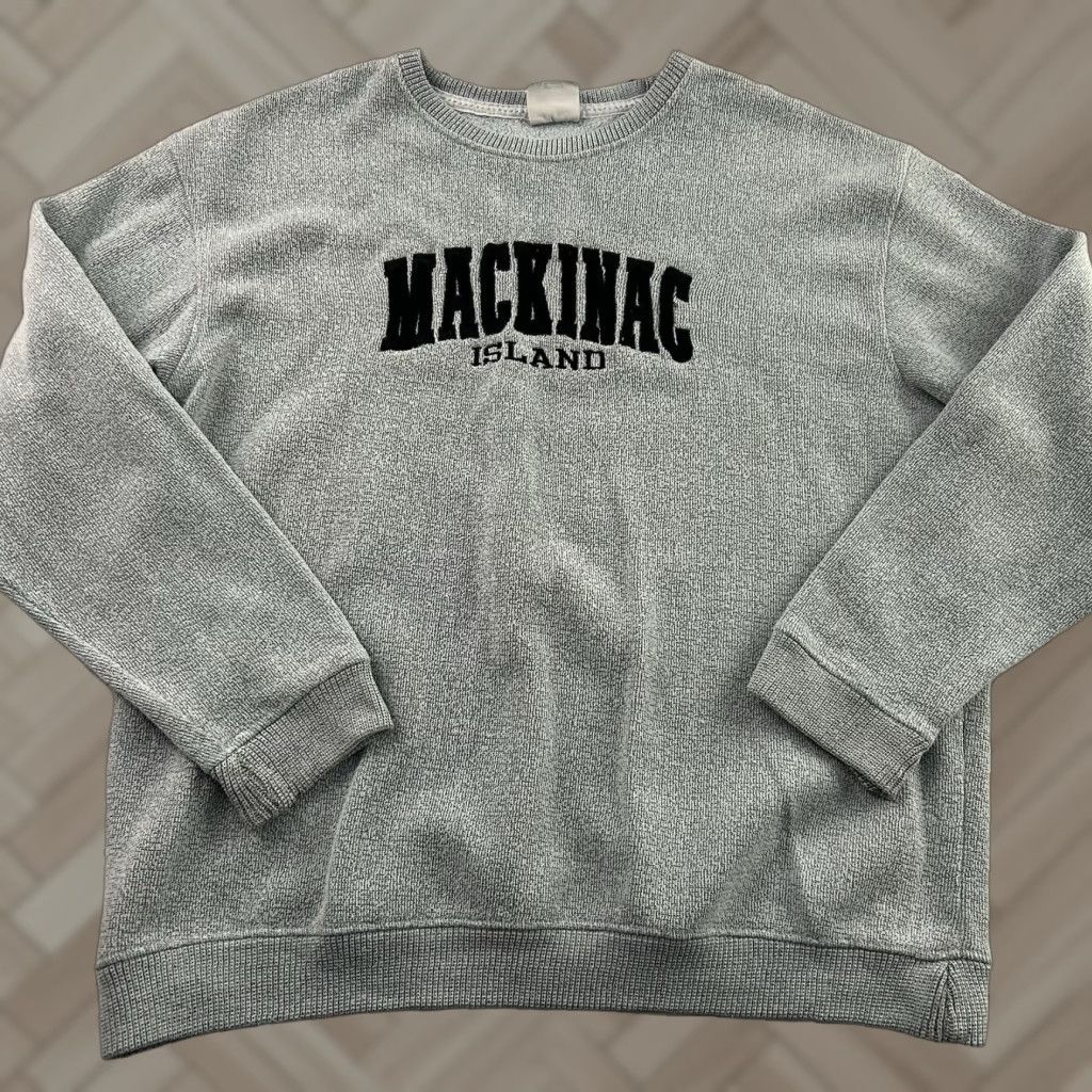 CO Pacific Mackinic Island Sweatshirt Women's Large Gray Shirt Size L / US 10 / IT 46 - 1 Thumbnail