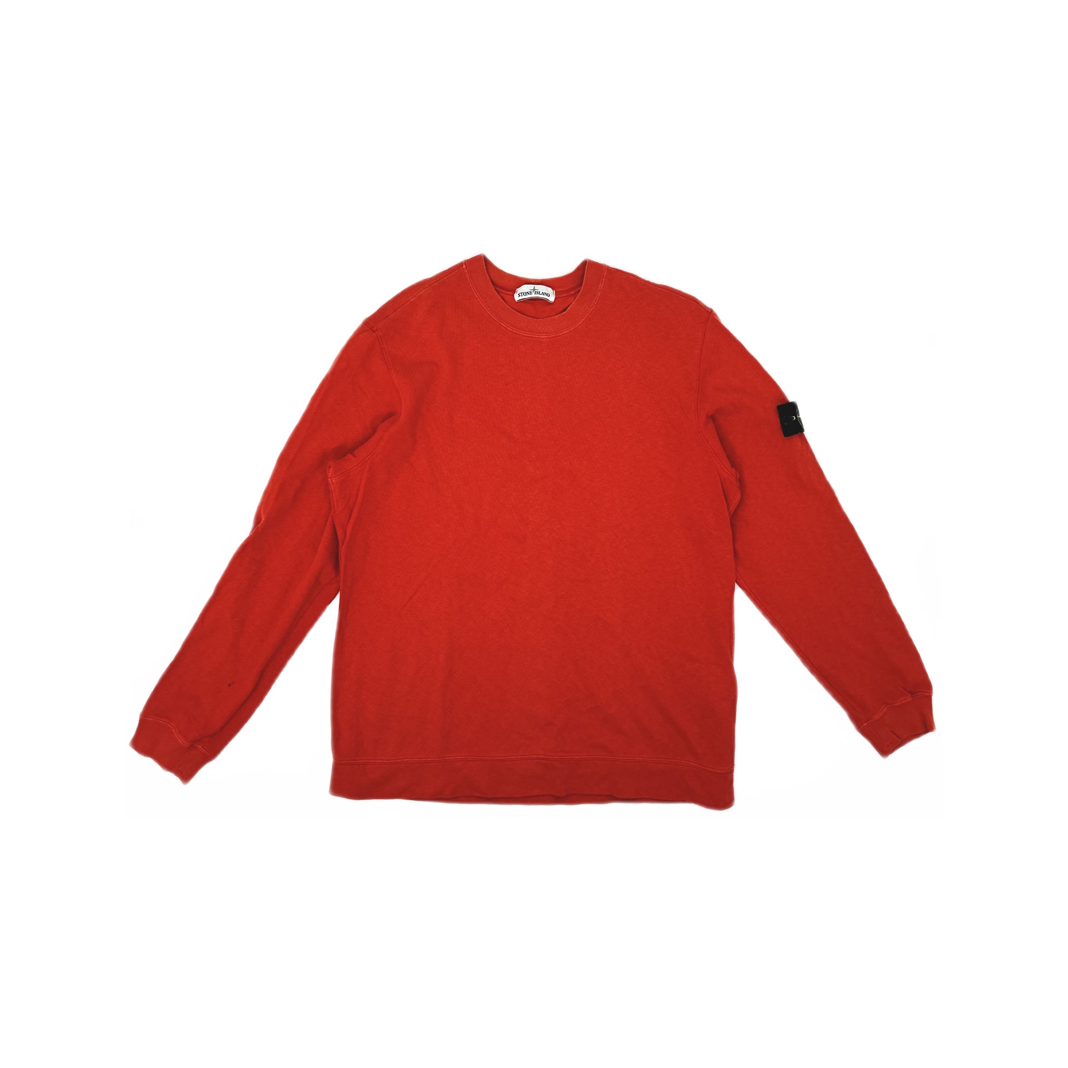 Stone Island Stone Island Garment Dyed Crewneck Sweatshirt Size XXL Size US XXL / EU 58 / 5 - 1 Thumbnail