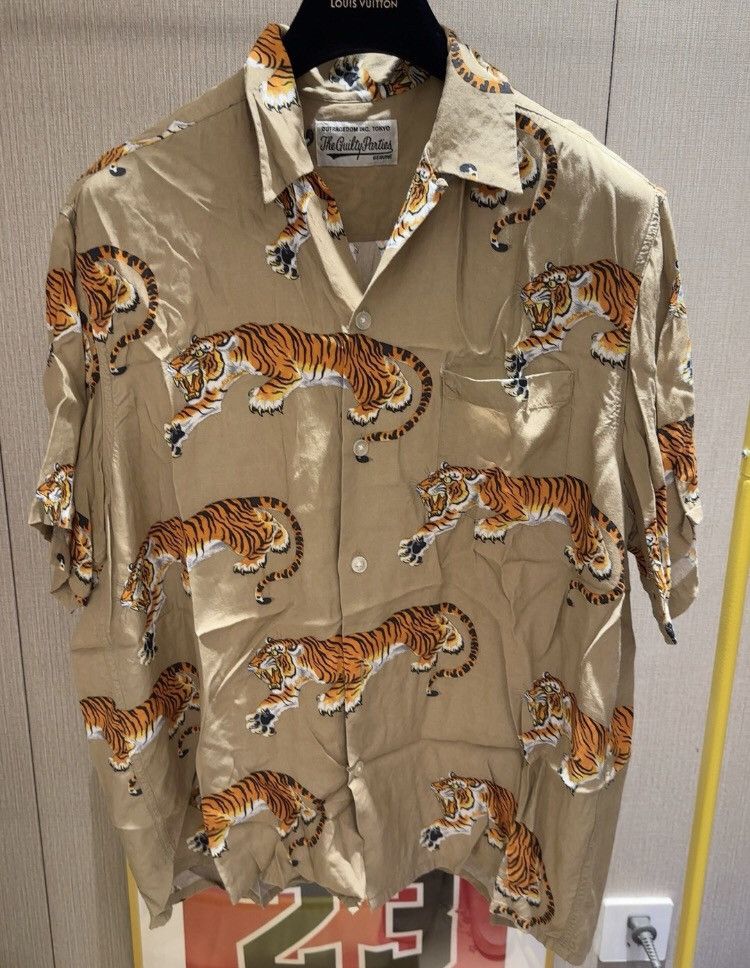 Wacko Maria Wacko maria Tim Lehi 21ss Tiger Short Sleeve shirt 