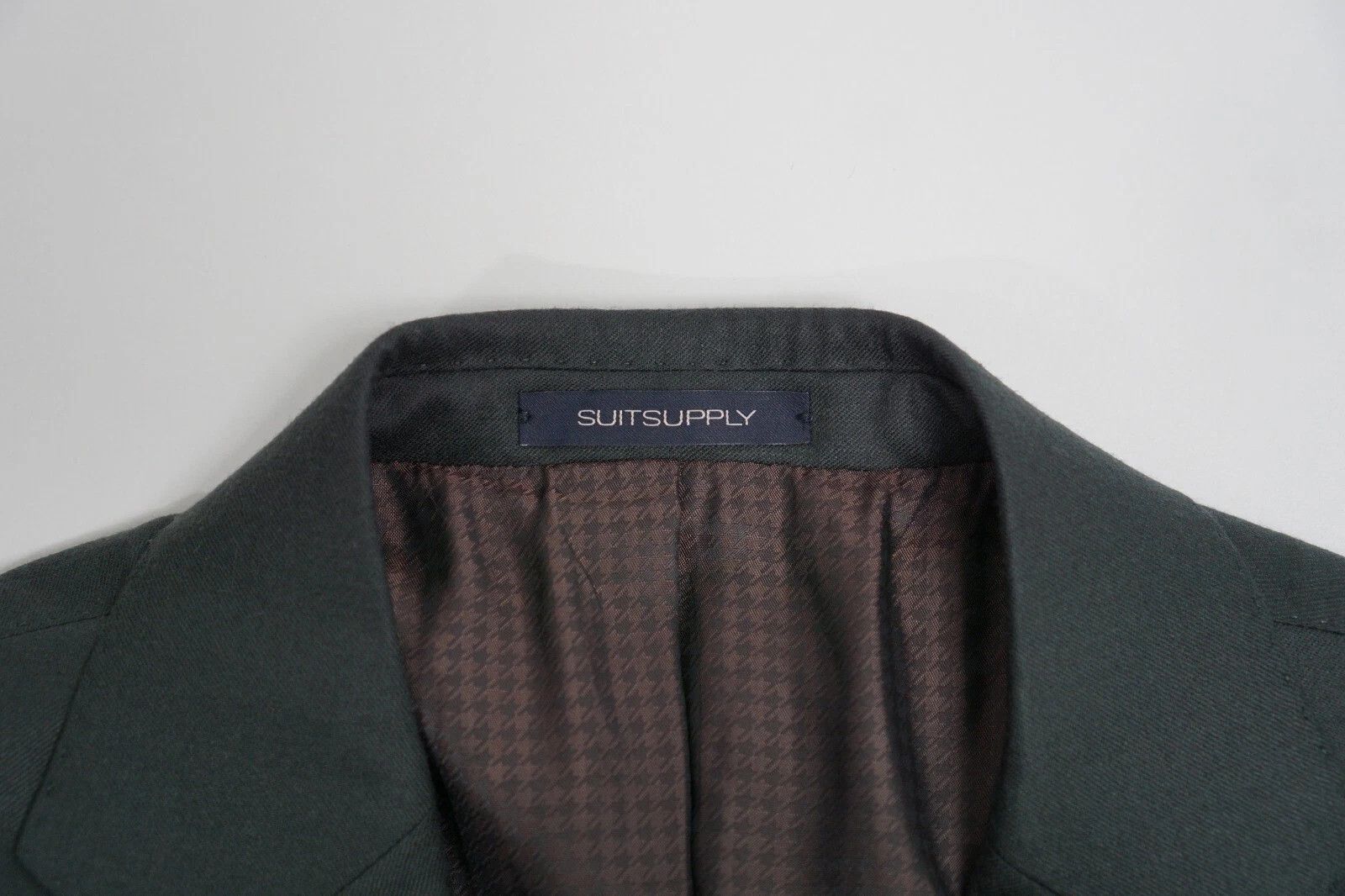 Suitsupply Men Suitsupply Blazer La Spalla Cashmere Wool Green UK/US36S Size 36S - 3 Thumbnail