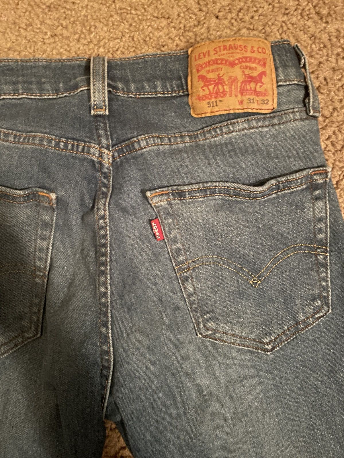 Levi's × Levi's Made & Crafted Levi “511” Blue Jeans Size US 31 - 6 Thumbnail