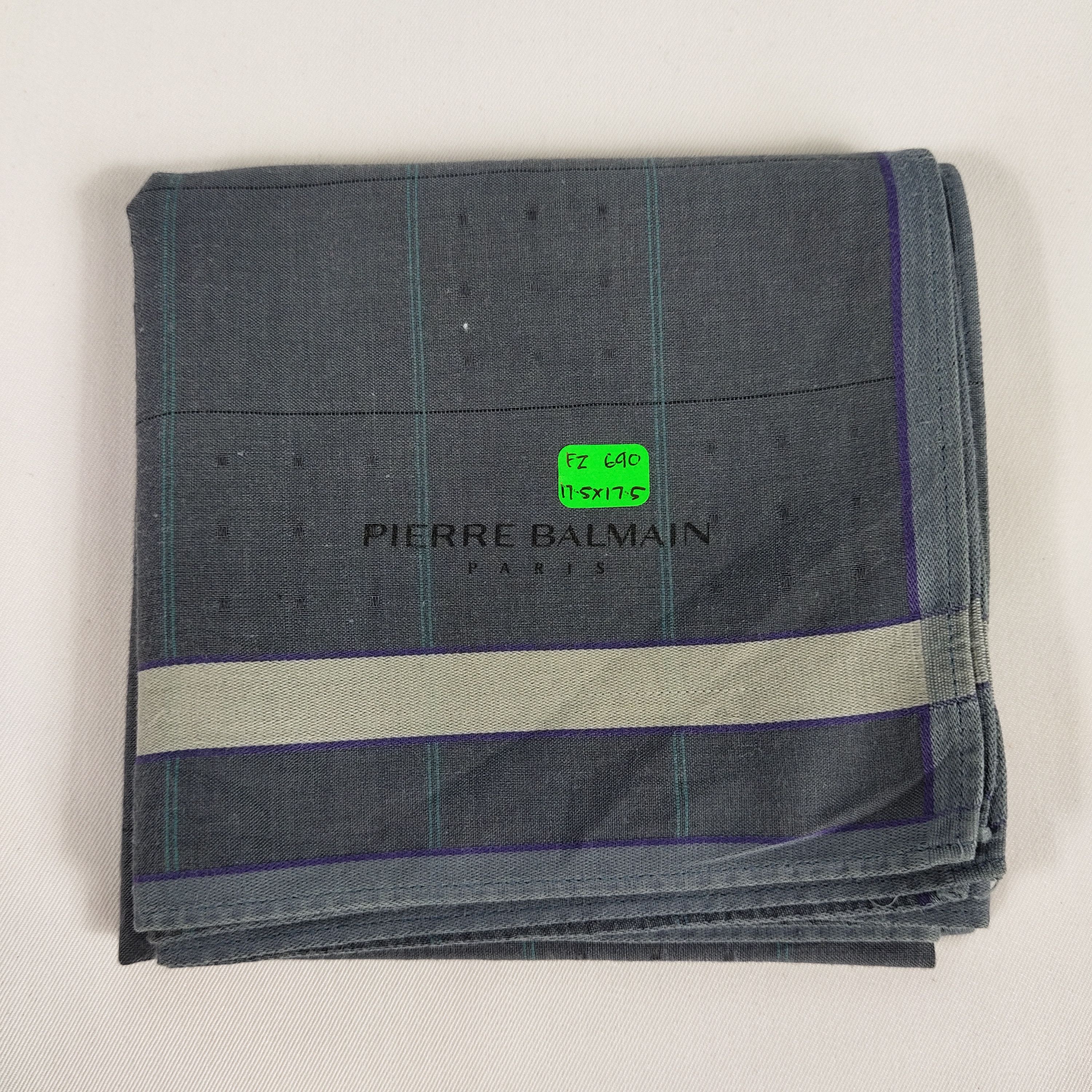 Pierre Balmain × Vintage Pierre Balmain Handkerchief / Neckerchief / Bandana FZ690 Size ONE SIZE - 2 Thumbnail