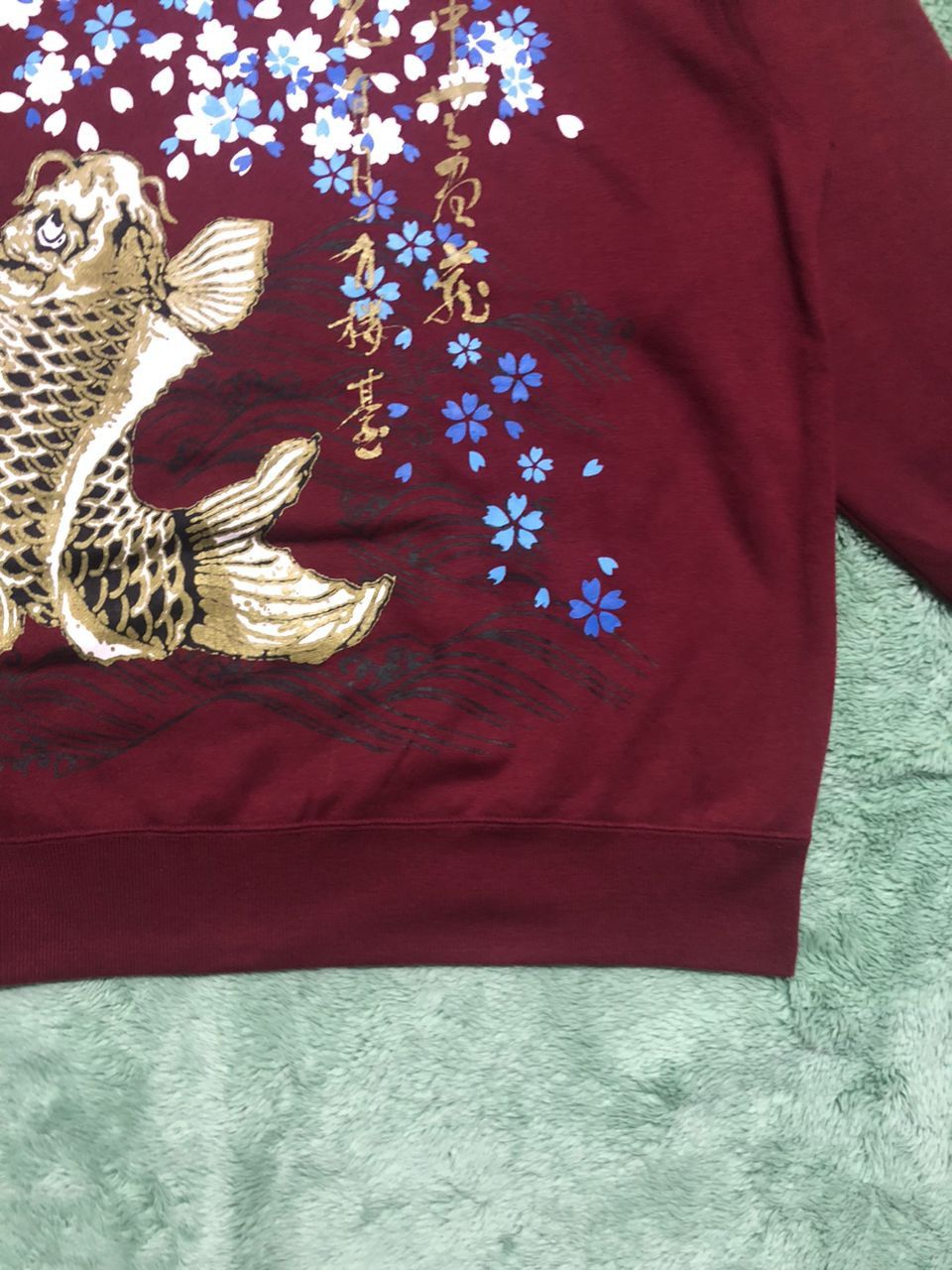 Japanese Brand JAPANESE SUKAJAN KOI FISH SAKURA CREWNECK SWEATSHIRT Size US XL / EU 56 / 4 - 10 Thumbnail
