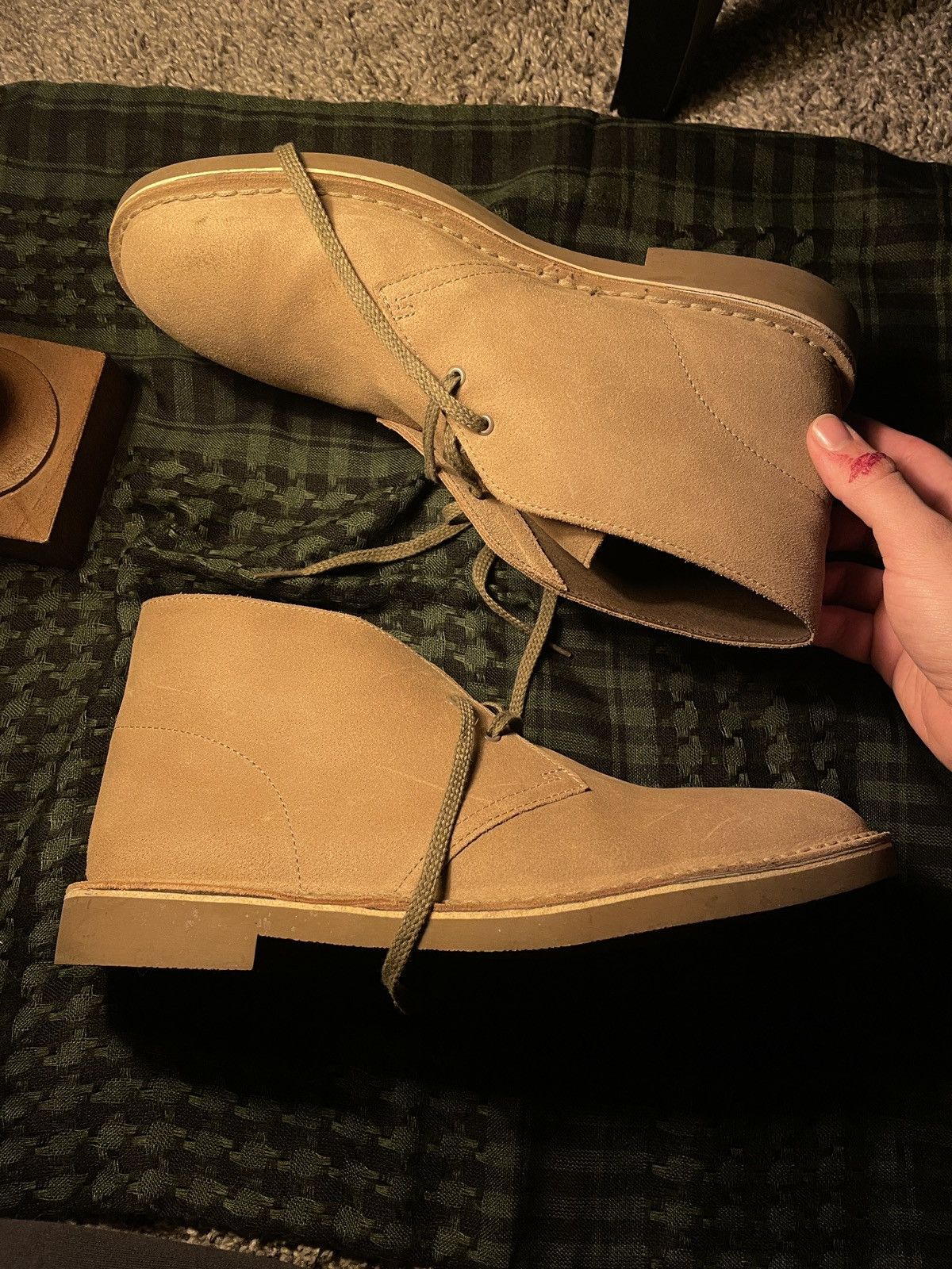 Clarks clarks bushacre leather chukka boot Size US 11 / EU 44 - 2 Thumbnail