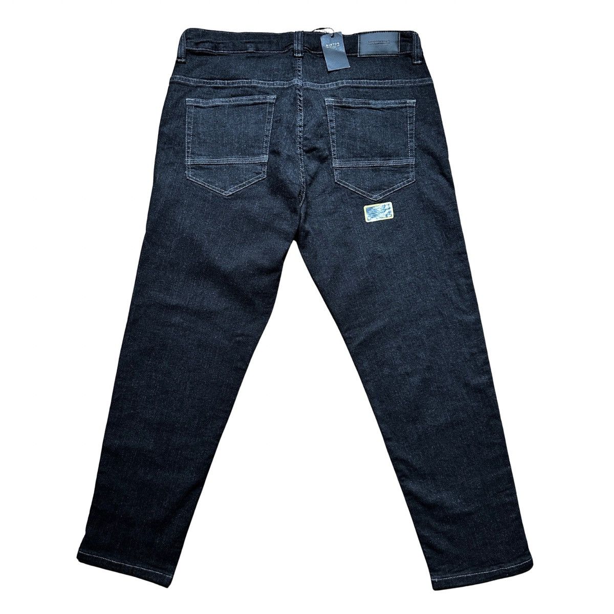 Burton Burton Menswear London Stretch Jeans Black 34S (W34 L30) Size US 34 / EU 50 - 9 Thumbnail