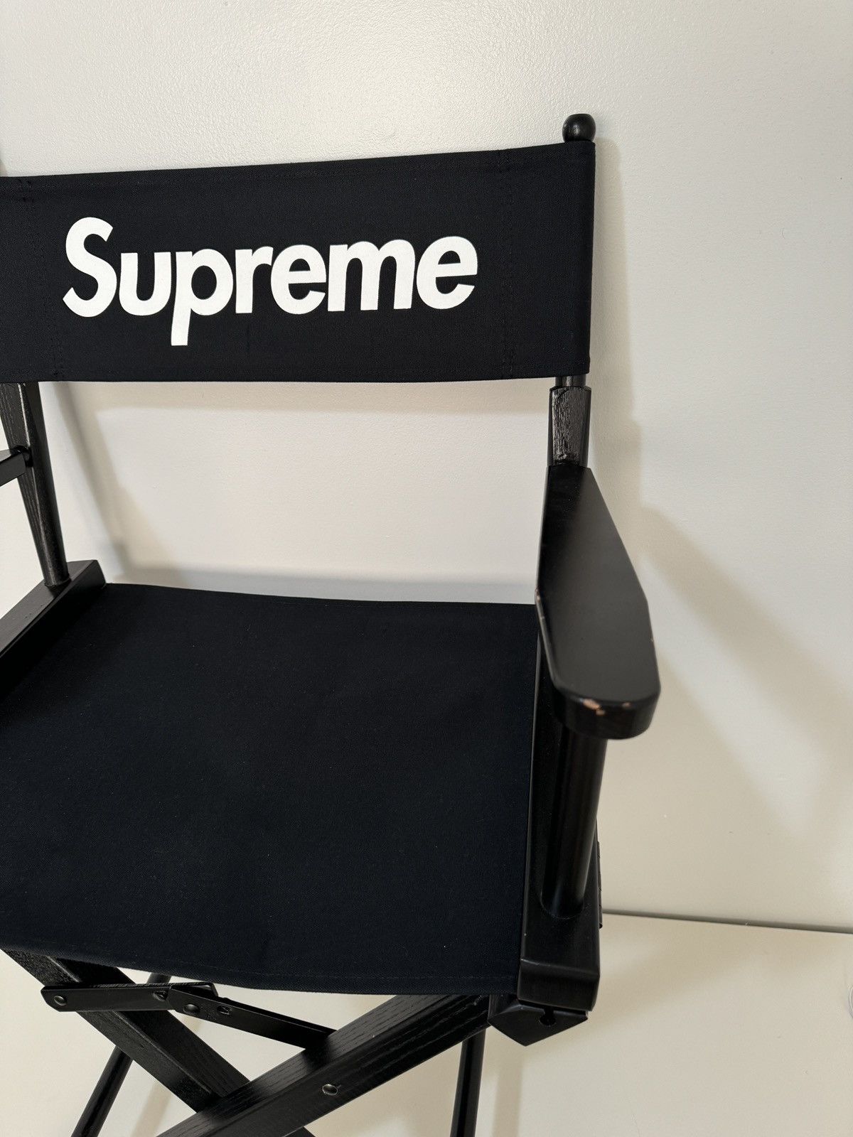 Supreme Supreme Director's Chair Black SS19 | Grailed