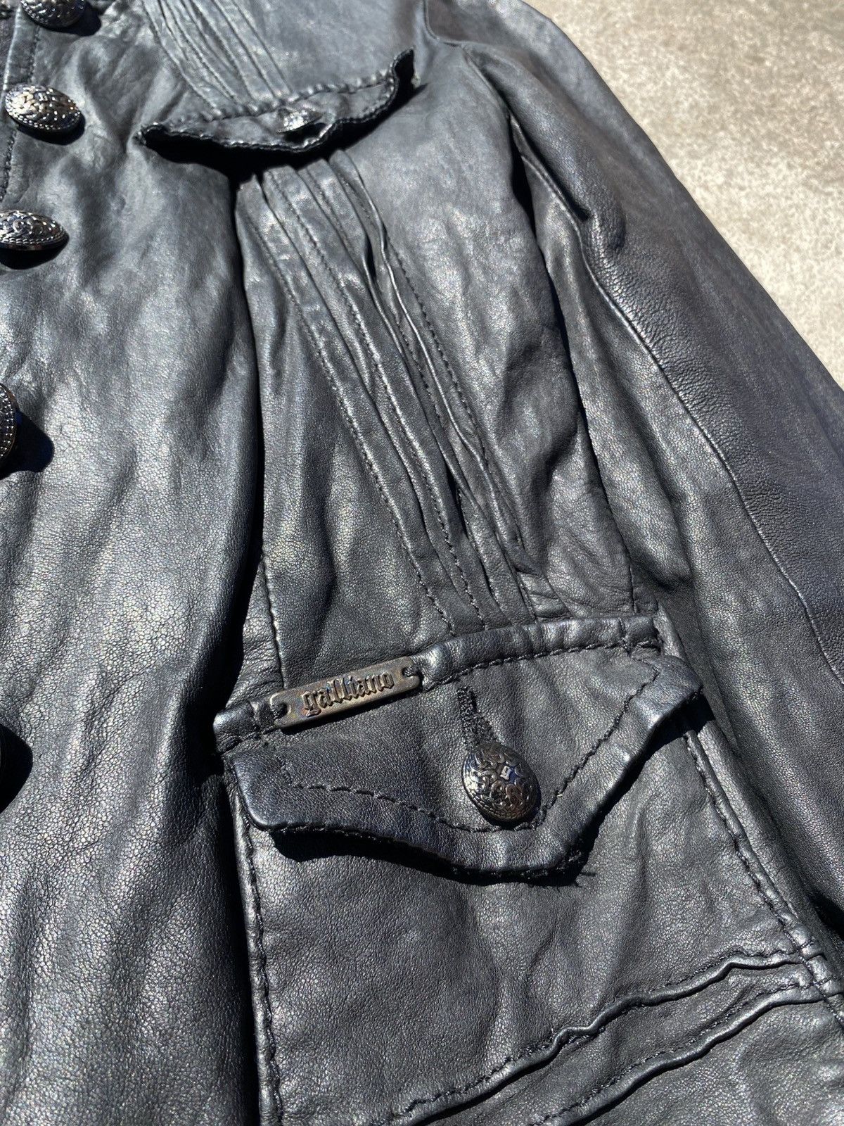 John Galliano John Galliano Vintage Leather Jacket Size M / US 6-8 / IT 42-44 - 10 Thumbnail