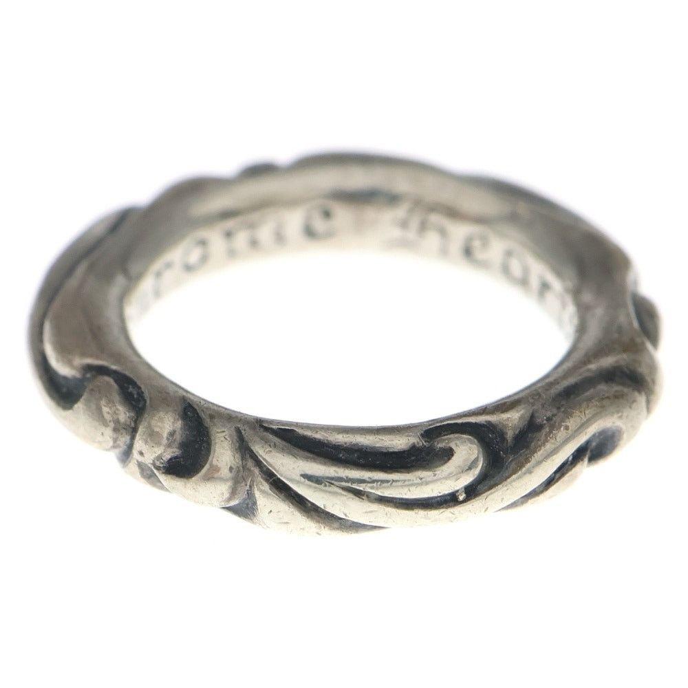 Chrome Hearts CHROME HEARTS SCRL BAND Silver Ring BCA351 Size ONE SIZE - 1 Thumbnail
