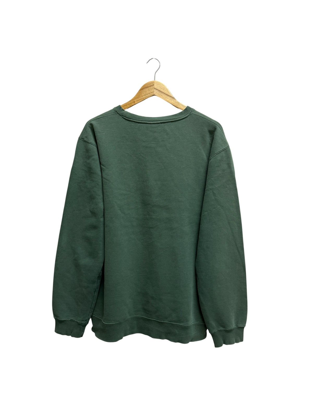 Stussy Stussy Emdroidery Center Logo Distressed Sweatshirt Size US XL / EU 56 / 4 - 2 Thumbnail