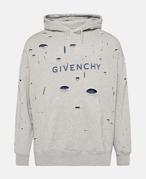 Givenchy GIVENCHY PARIS DESTROYED HOODIE Grailed