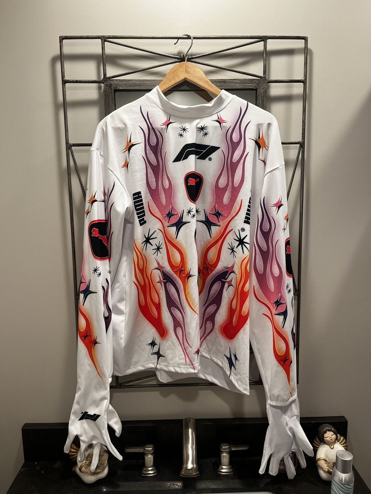 image of Pumaxf1 Rocky Jersey in White, Men's (Size Small)