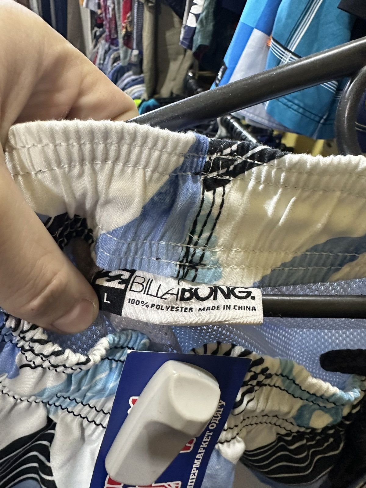 Billabong × Vintage Vintage Billabong shorts rare size L big logo swimwear Size US 34 / EU 50 - 2 Thumbnail