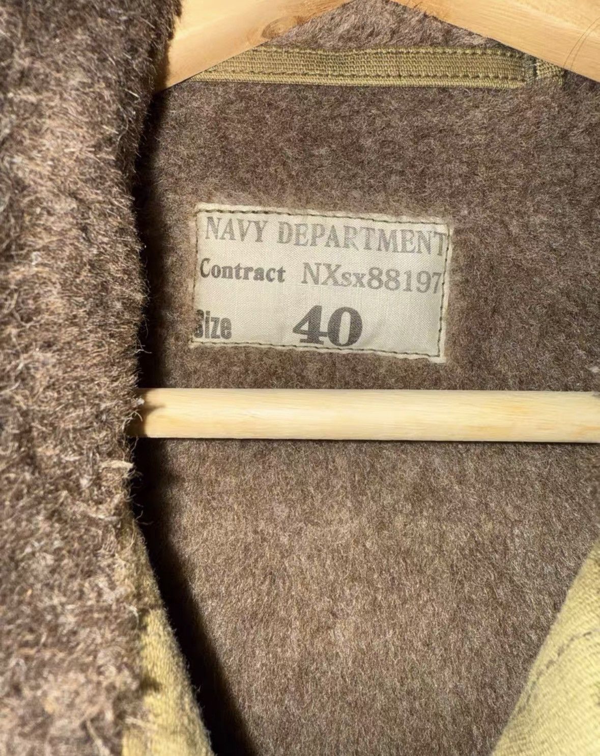 The Real McCoy's the real mccoys N-1 Deck Jacket, Alpaca Wool Size US M / EU 48-50 / 2 - 3 Thumbnail