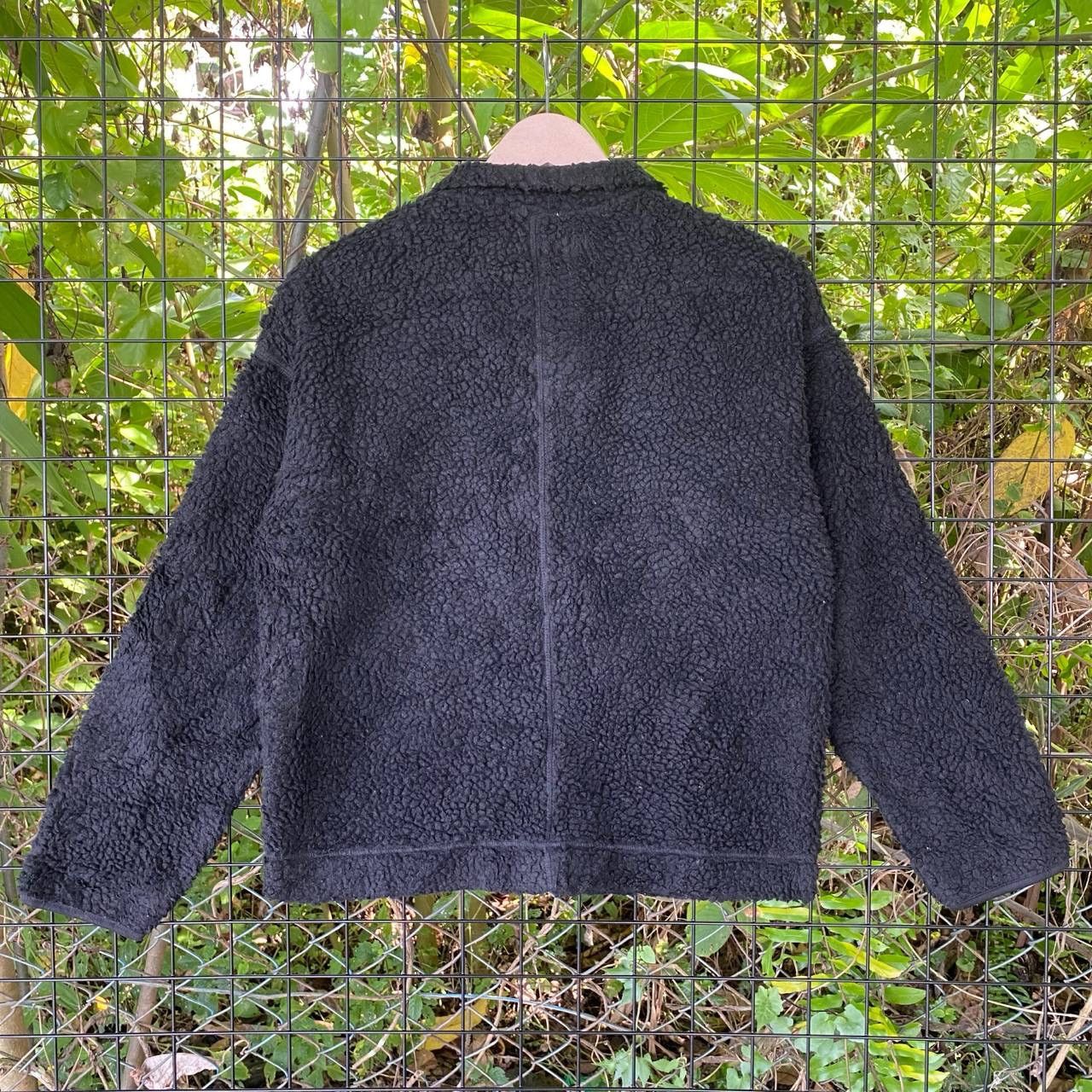 Japanese Brand Vtg Police Newyork Patchwork Deep Pile Fleece Zipper Jacket Size US XS / EU 42 / 0 - 8 Thumbnail