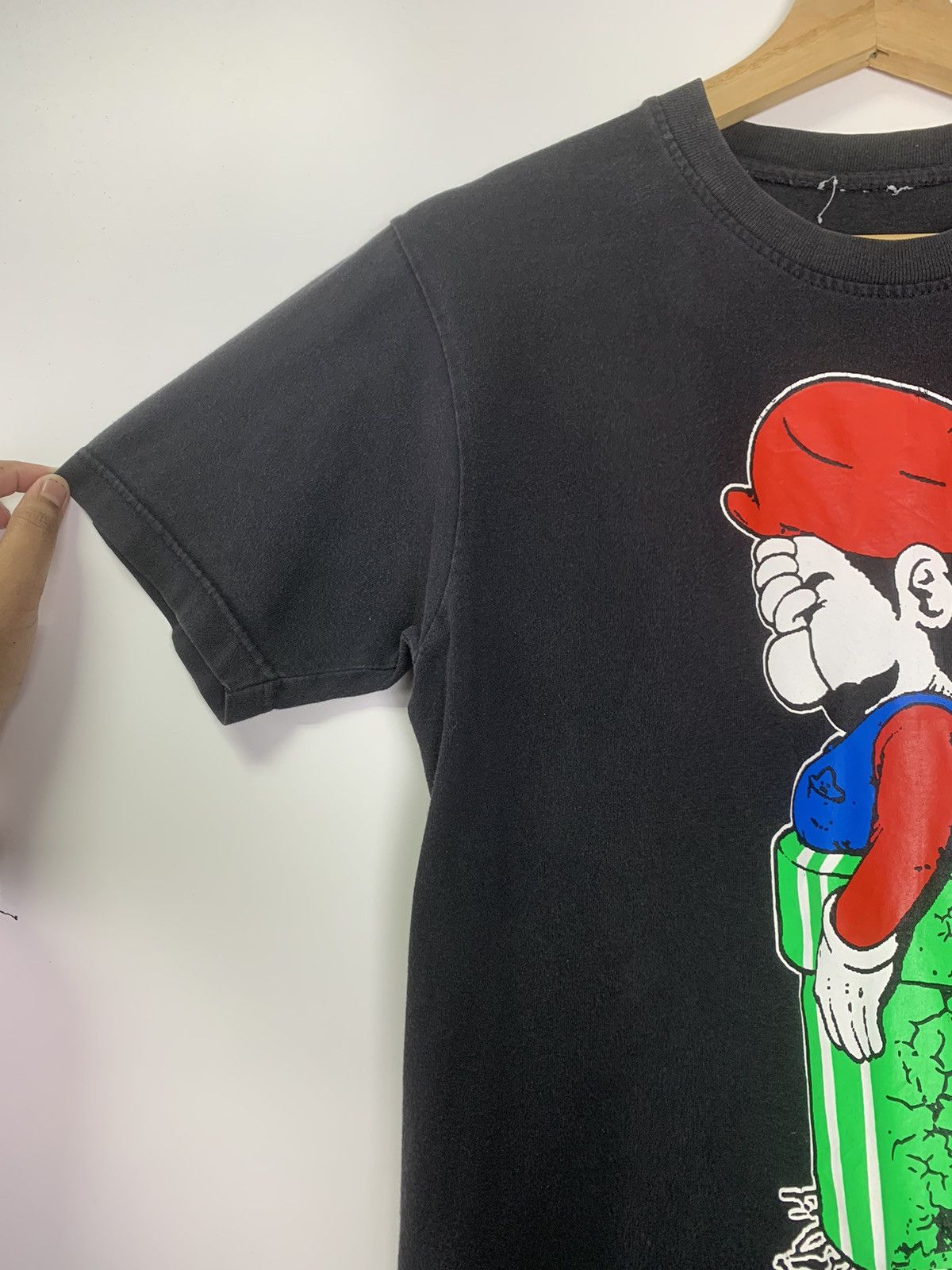 The Game × Vintage Vintage 90s Mario Fail T-shirt Size US S / EU 44-46 / 1 - 7 Thumbnail