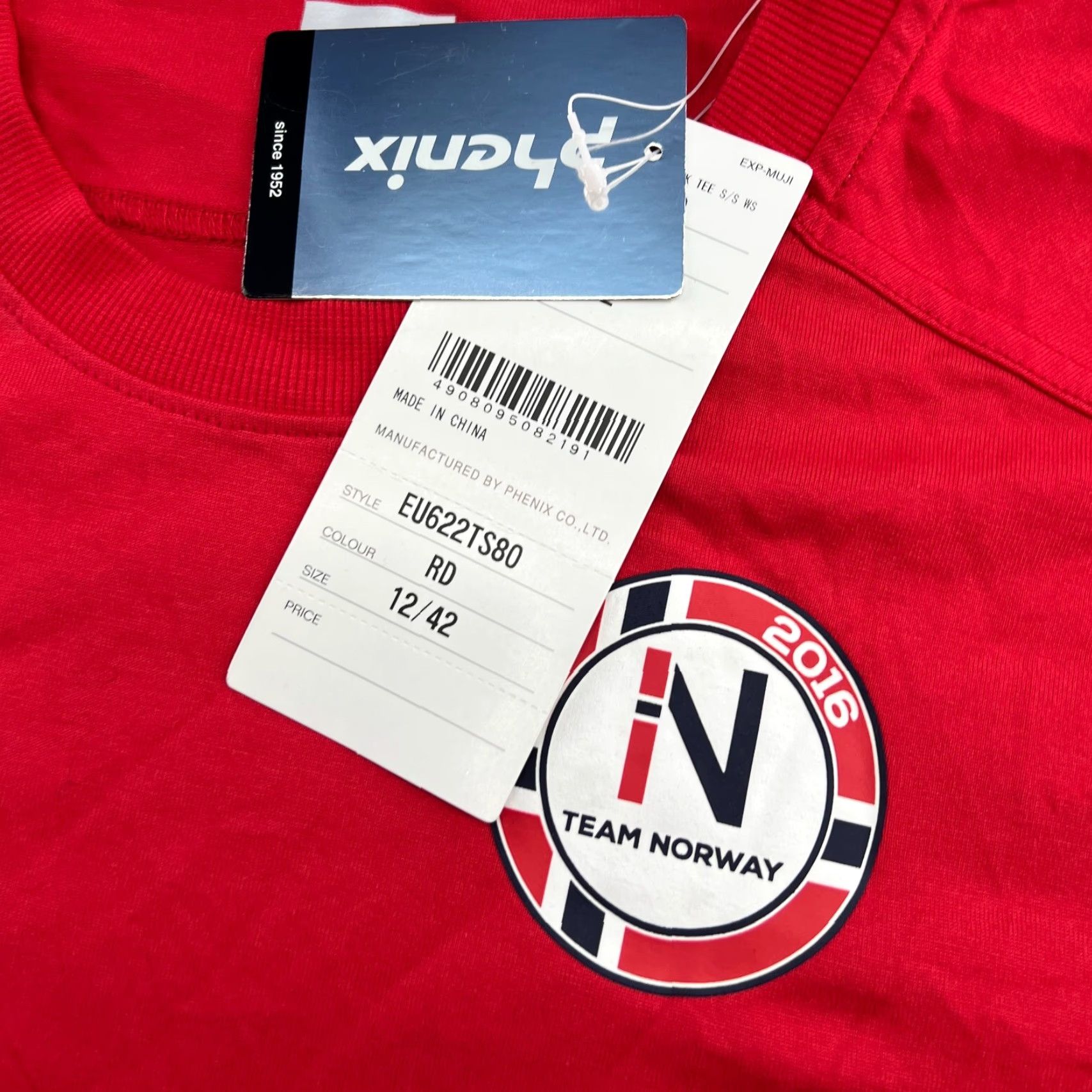 Vintage Phenix Norway Team 2016 Womens Shirt Size S Red Sports Ladies Shirt Women Slim Moisture Wicking Size S / US 4 / IT 40 - 3 Thumbnail