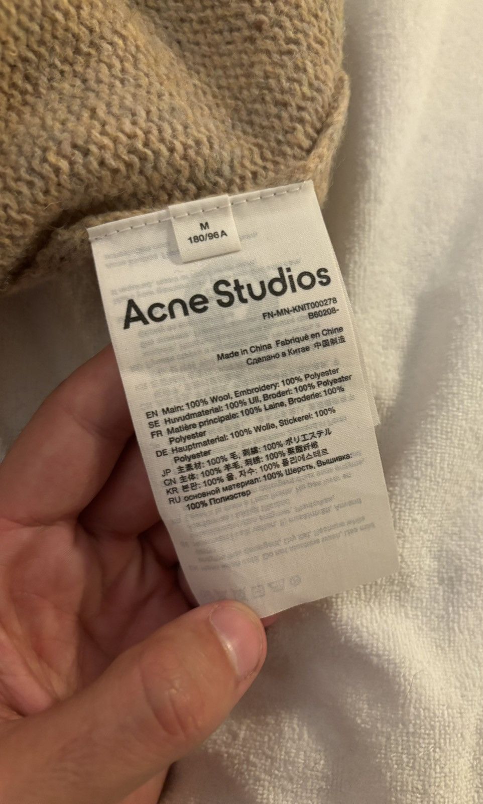 Acne Studios Acne Studios Brushed Knit Wool Sweater Size US M / EU 48-50 / 2 - 6 Thumbnail