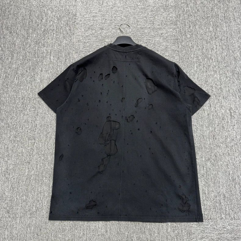 Givenchy Givenchy Ripped distressed print short-sleeve Size US M / EU 48-50 / 2 - 2 Thumbnail
