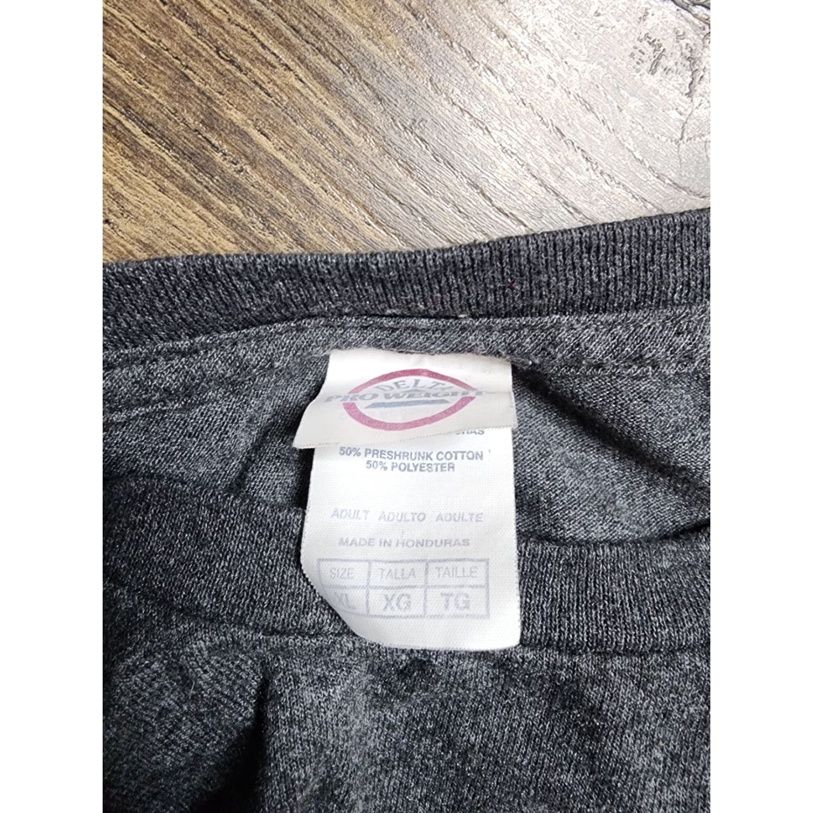 Delta Mens T-Shirt Dark Gray XL McDonalds Crew Employee Promo Hack Menu Size US XL / EU 56 / 4 - 4 Thumbnail
