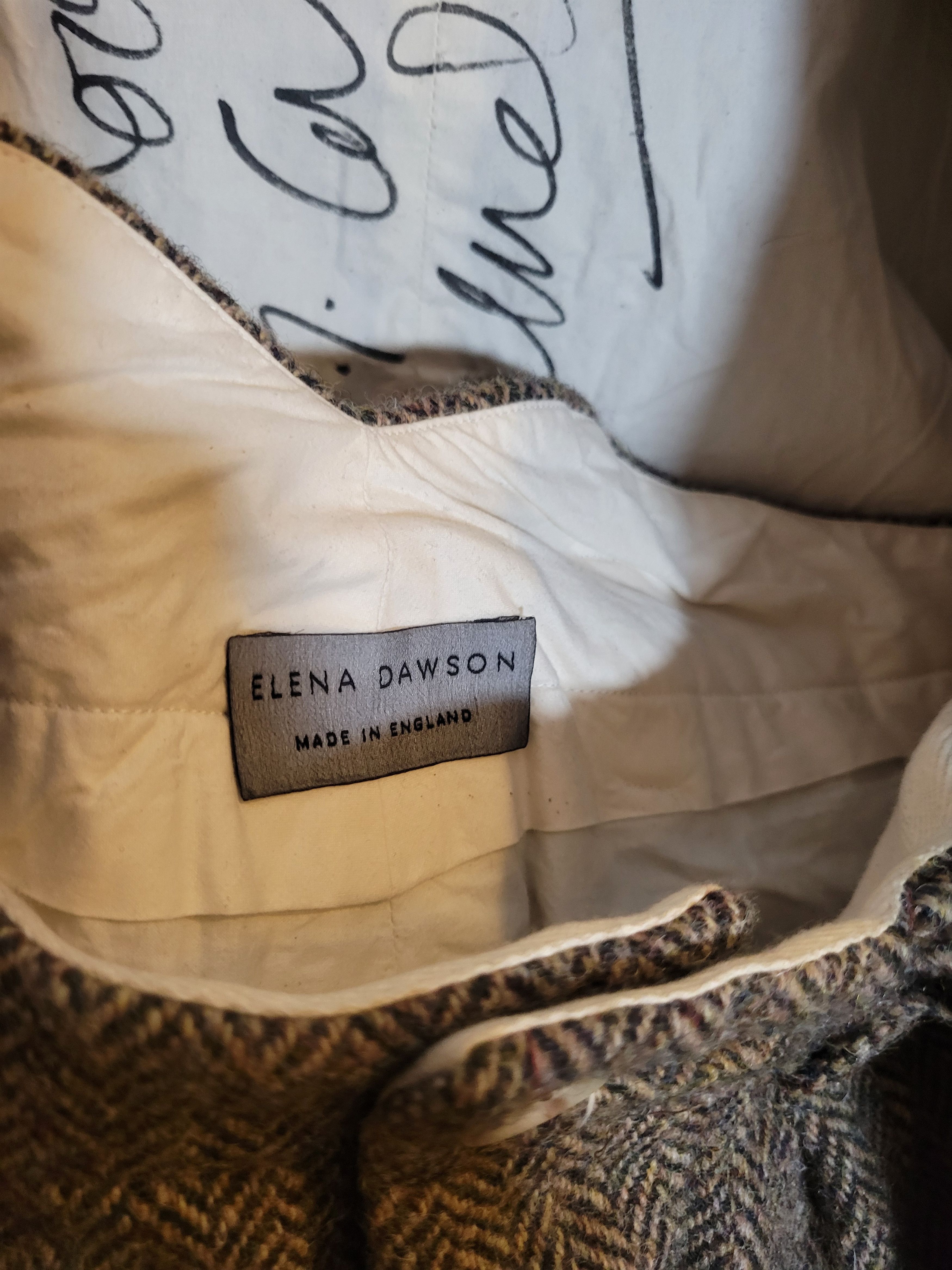 Elena Dawson Elena Dawson Tawny Tweed Suit Size 38R - 2 Thumbnail