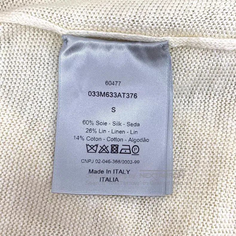 Dior Dior Beige logo letter inlaid cotton round-neck short-slee Size S / US 4 / IT 40 - 7 Thumbnail
