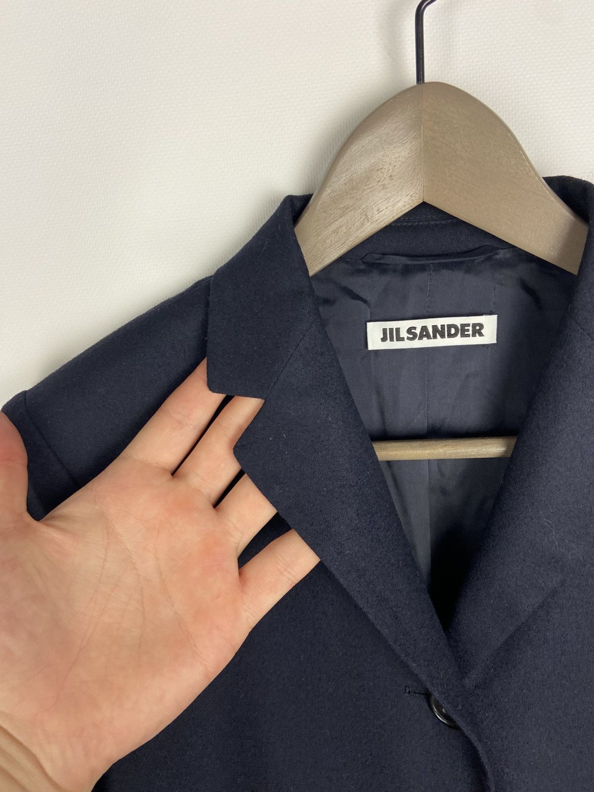 Jil Sander Jil Sander Blue Women's Button Wool Blazer Sz 34 Size XXS / US 00 / IT 34 - 12 Thumbnail