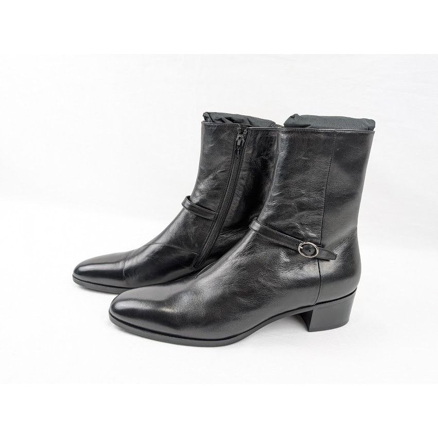 Saint Laurent Paris o1rshd1 Q:2 / Vlad 45 Zipped Boots in Black Size US 10 / EU 43 - 16 Thumbnail