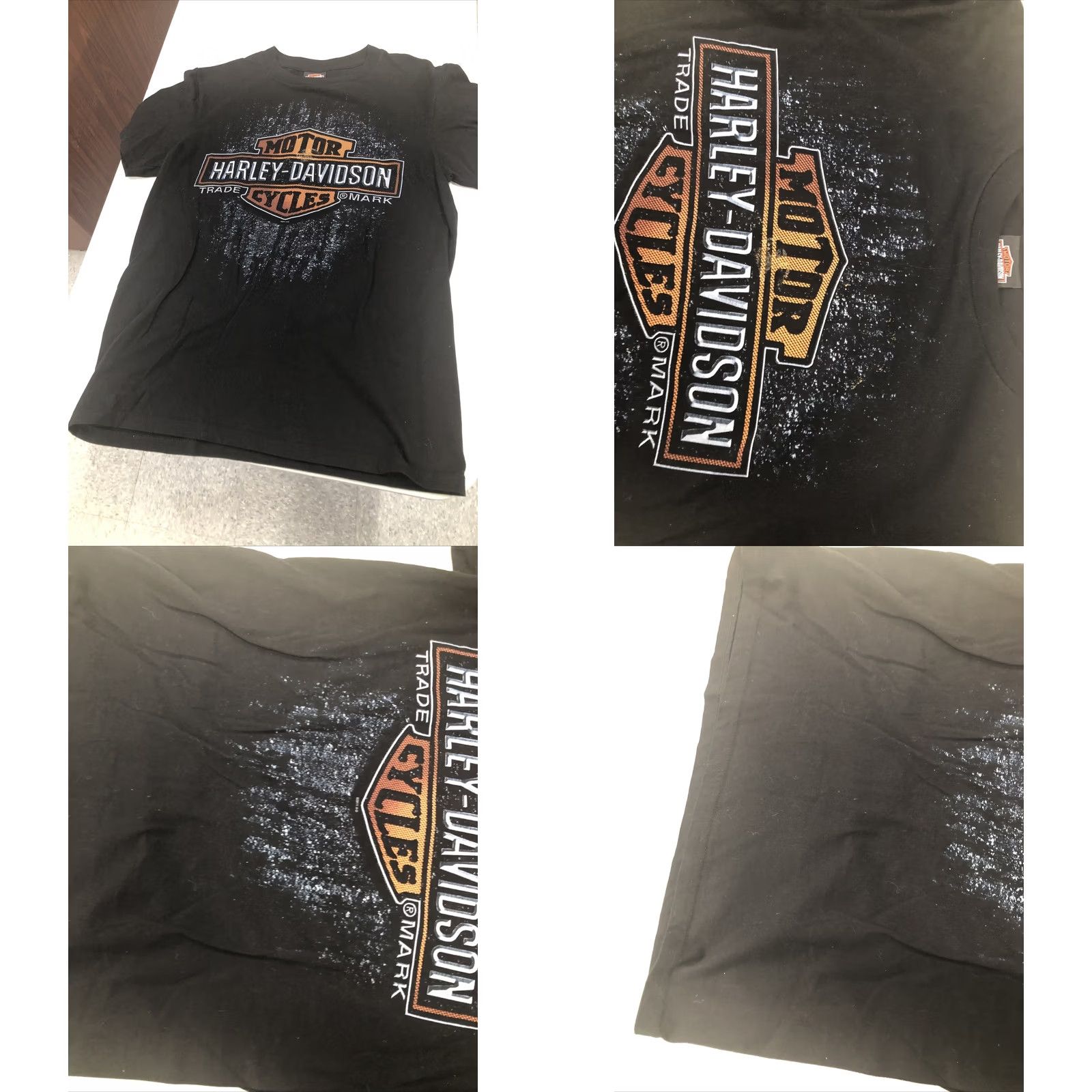 Harley Davidson Harley-Davidson T-Shirt Men M Black Solid Crew Neck Short Sleeve Graphic Print Bicycle Motorcycle Theme Southaven, MS World Size US M / EU 48-50 / 2 - 8 Thumbnail