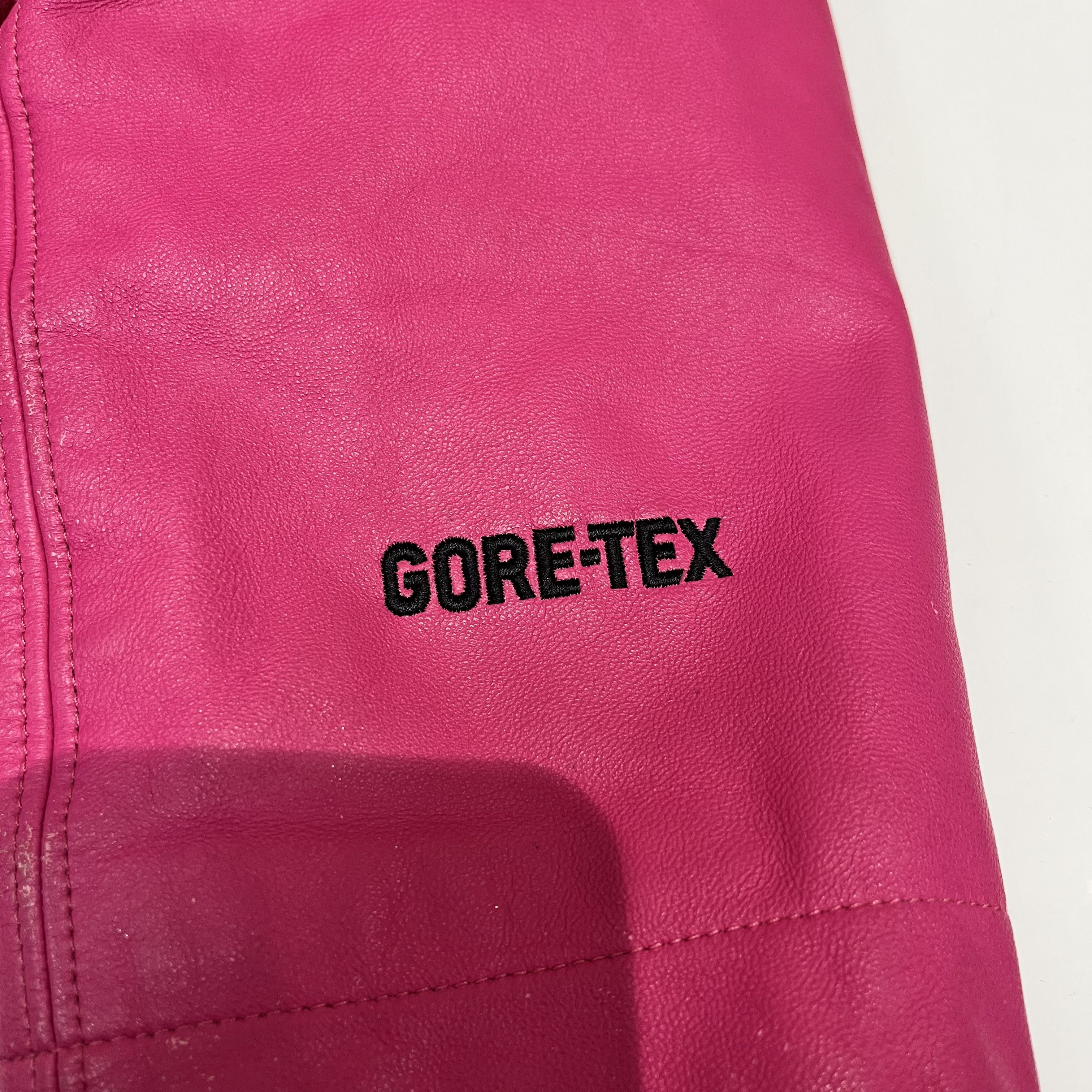 Supreme Supreme GORE-TEX Leather Jacket Magenta Size US S / EU 44-46 / 1 - 4 Thumbnail