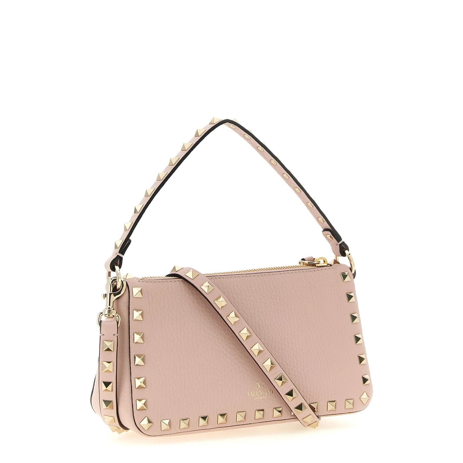 Valentino VALENTINO GARAVANI Rockstud Small Pink Shoulder Bag New & Au Size ONE SIZE - 2 Thumbnail