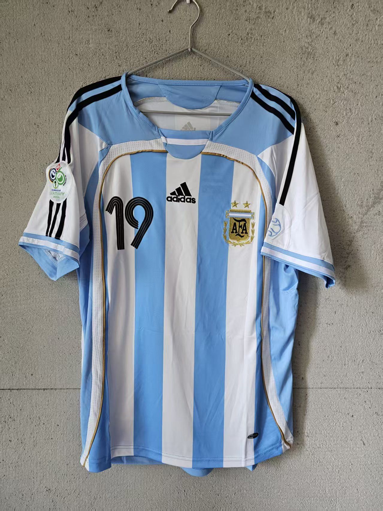 Other #19 Messi Jersey 2006 Argentina Home Size US XL / EU 56 / 4 - 2 Thumbnail
