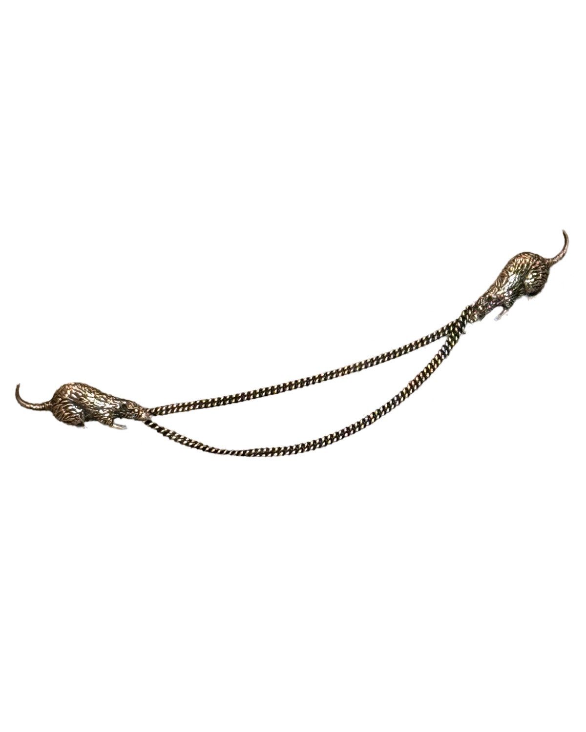 Enfants Riches Deprimes ERD .925 Rat Brooch Pins with chain Size ONE SIZE - 1 Thumbnail
