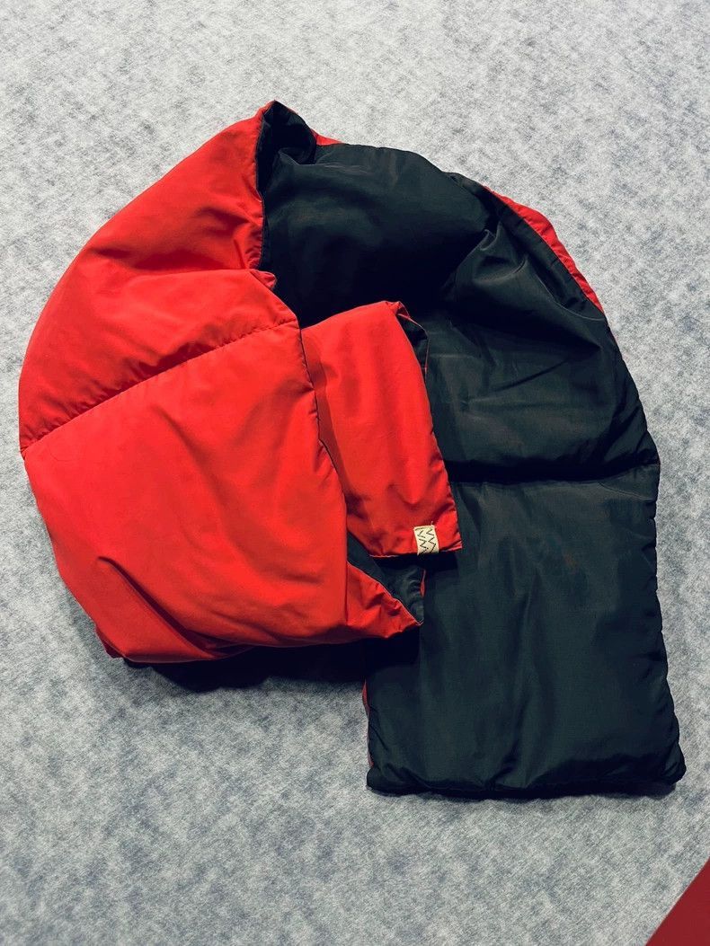 Visvim Visvim Down Muffler Red Black Scarf-2506 Size ONE SIZE - 2 Thumbnail