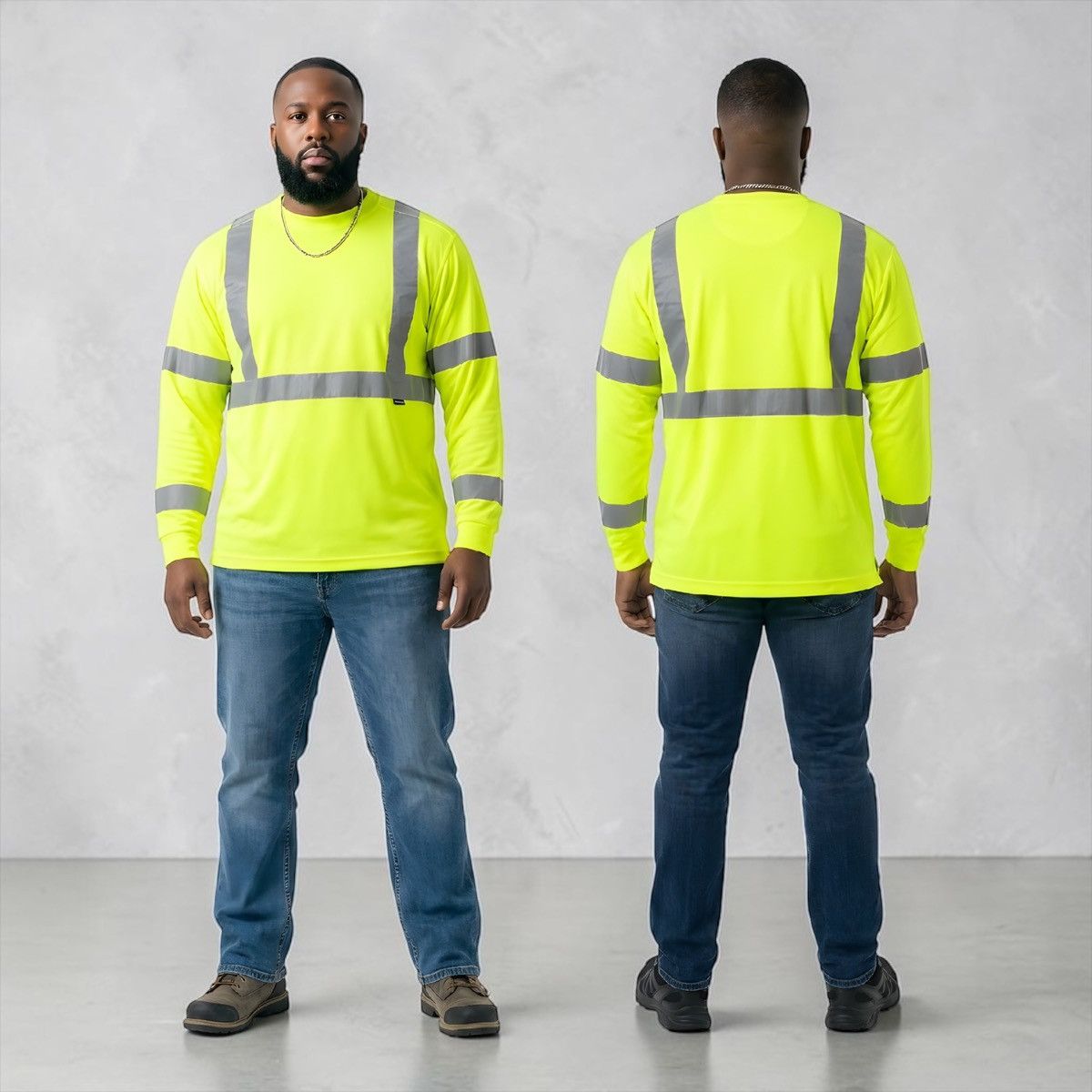 Wolverine Wolverine Men’s Neon Yellow High Visibility T-Shirt Sz M Size US M / EU 48-50 / 2 - 3 Thumbnail
